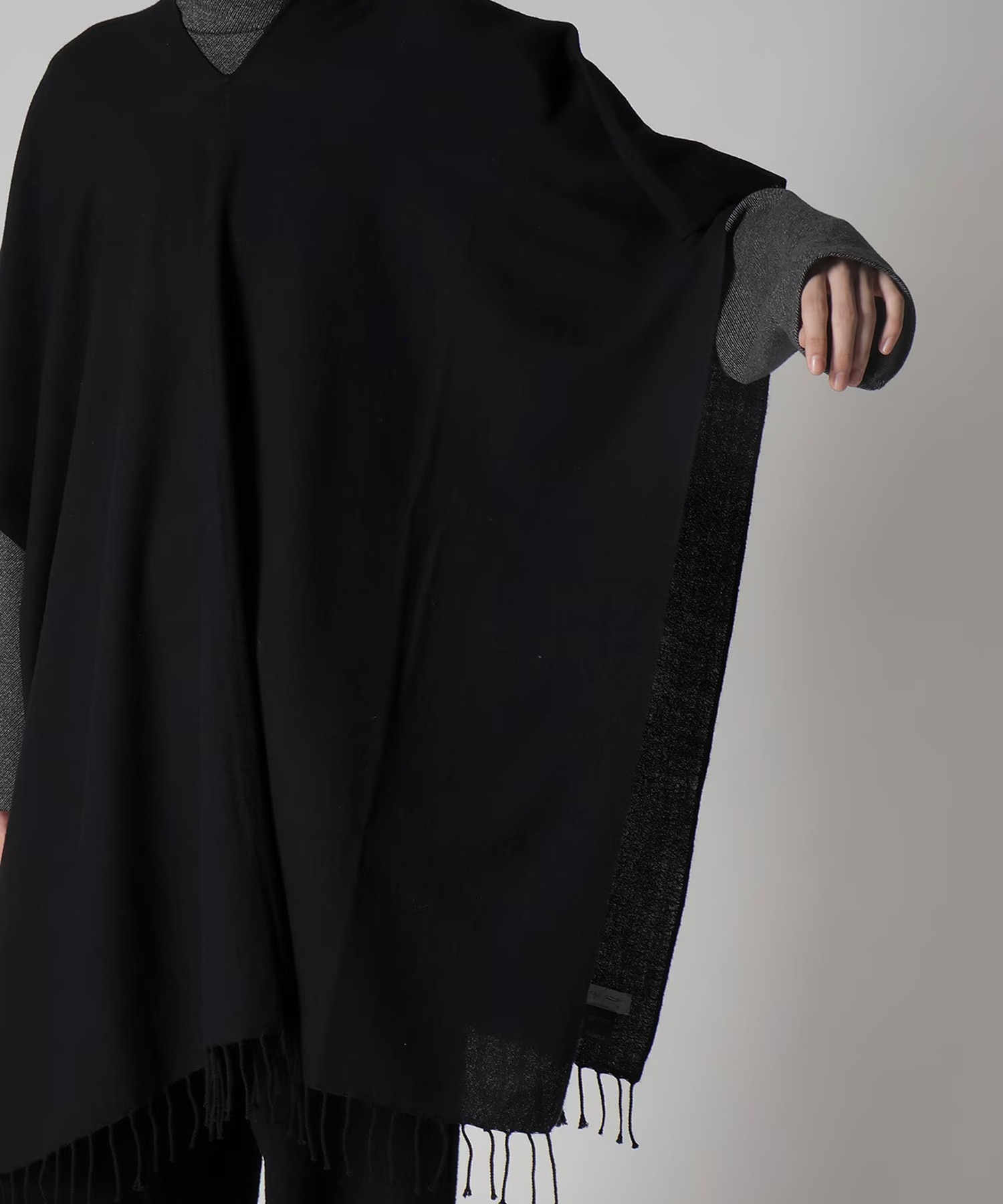 2ウェイポンチョマフラー Yohji Yamamoto