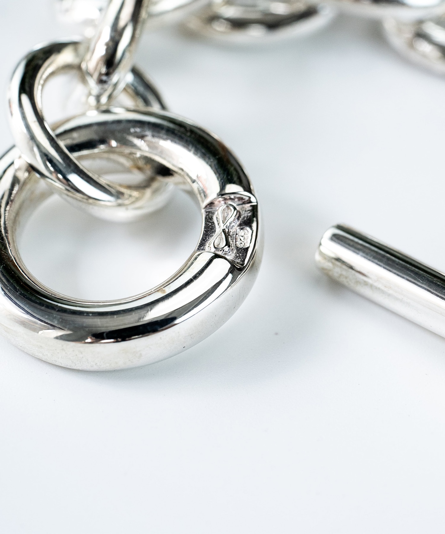 BN-054 Hook connect bracelet gradually (XLARGE) WAKAN SILVER SMITH