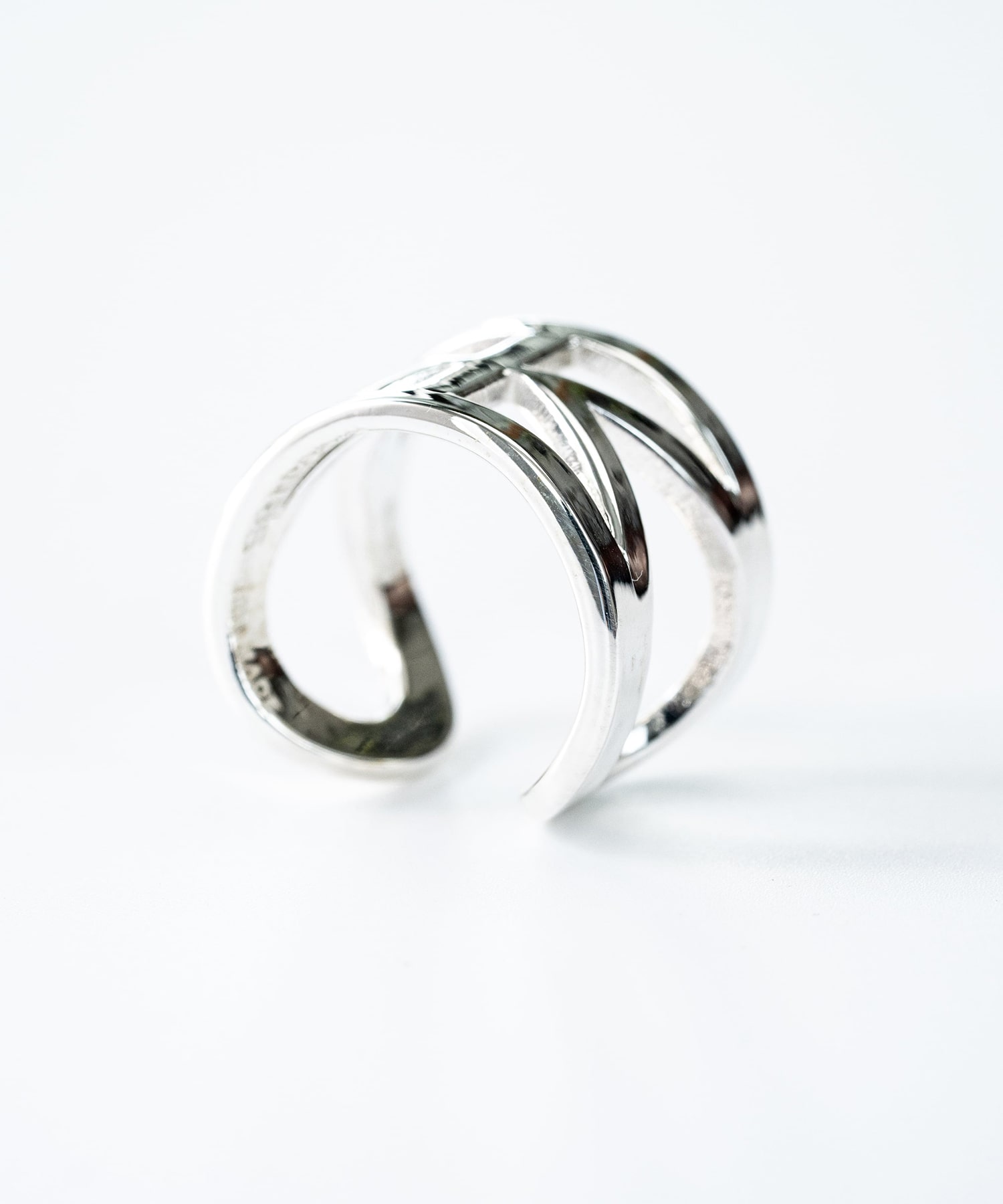 R-054 See through Mobius ring WAKAN SILVER SMITH