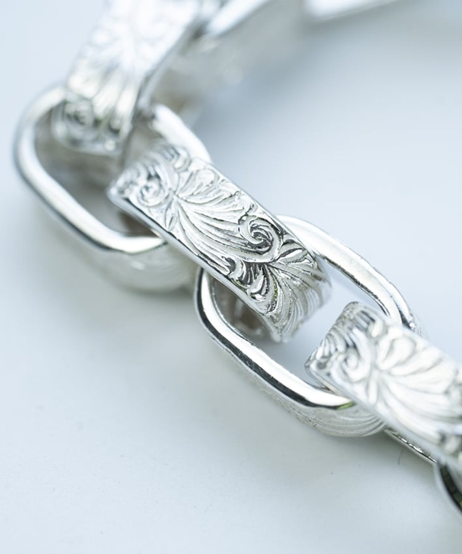 BN-079 Arabesque Hopi chain bracelet WAKAN SILVER SMITH