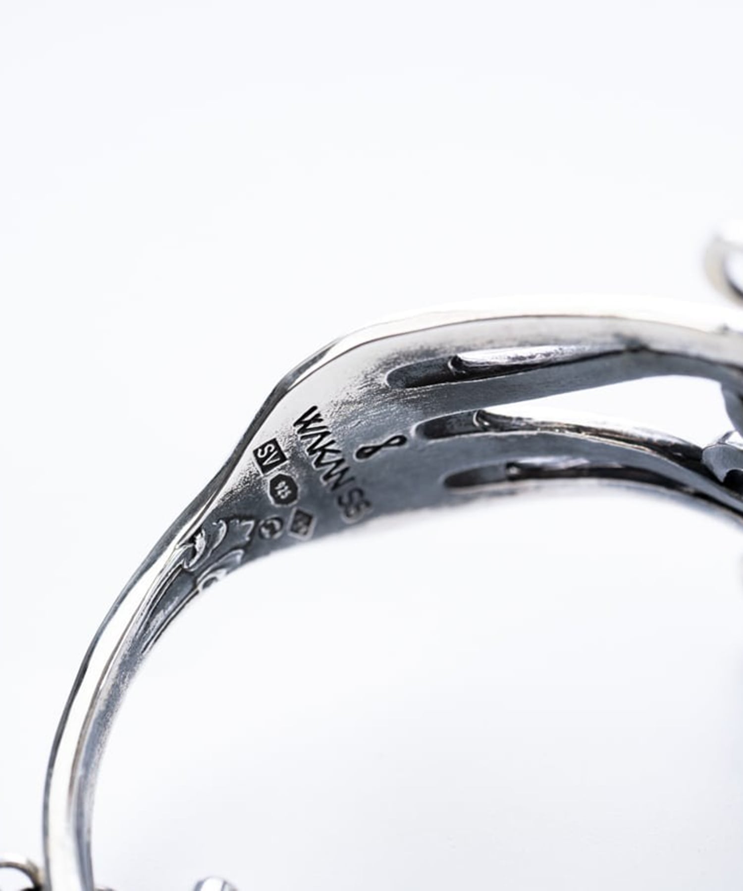 BN-087　Double fork bracelet WAKAN SILVER SMITH