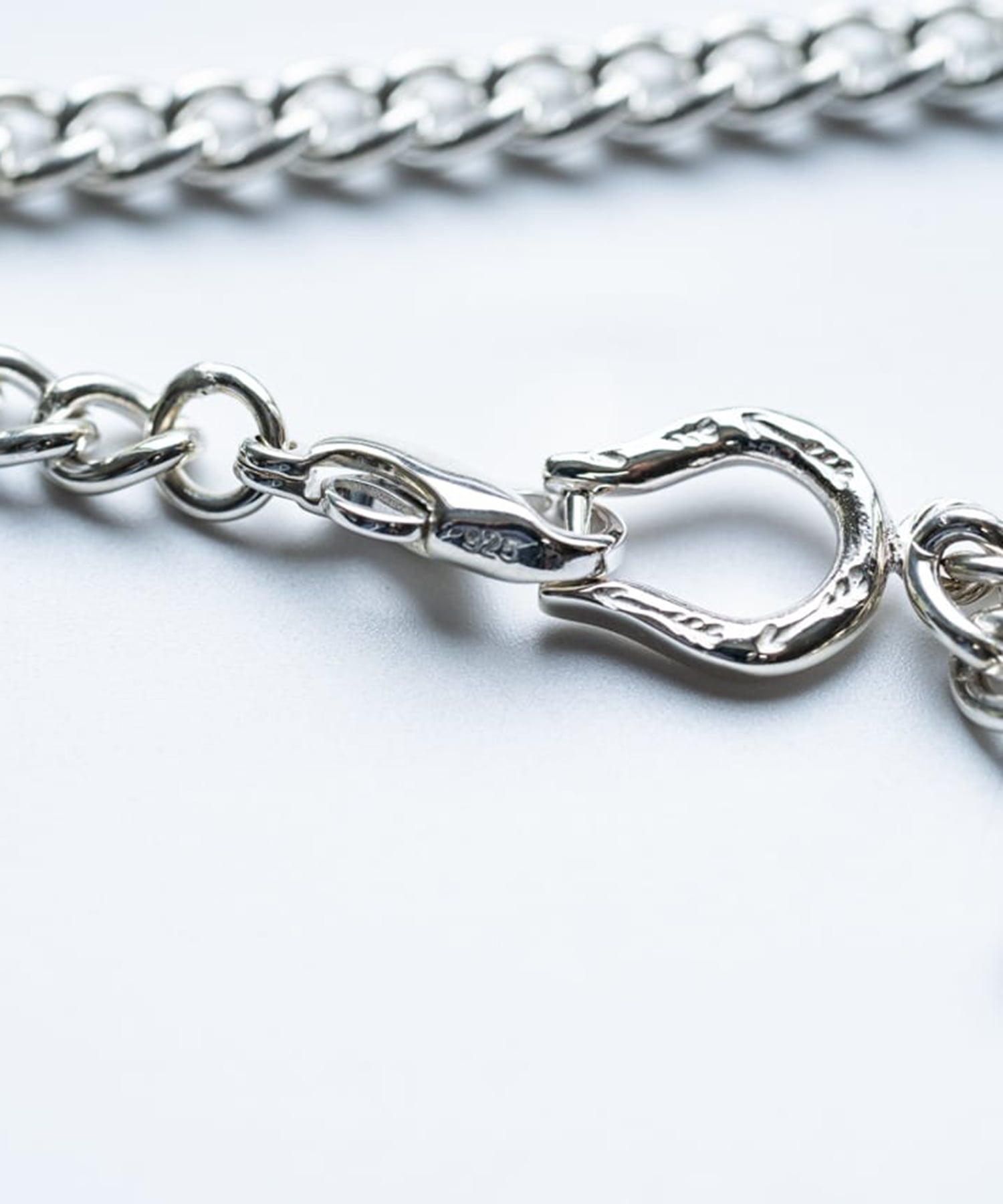 BN-089 Horse shoe Gourmette bracelet WAKAN SILVER SMITH