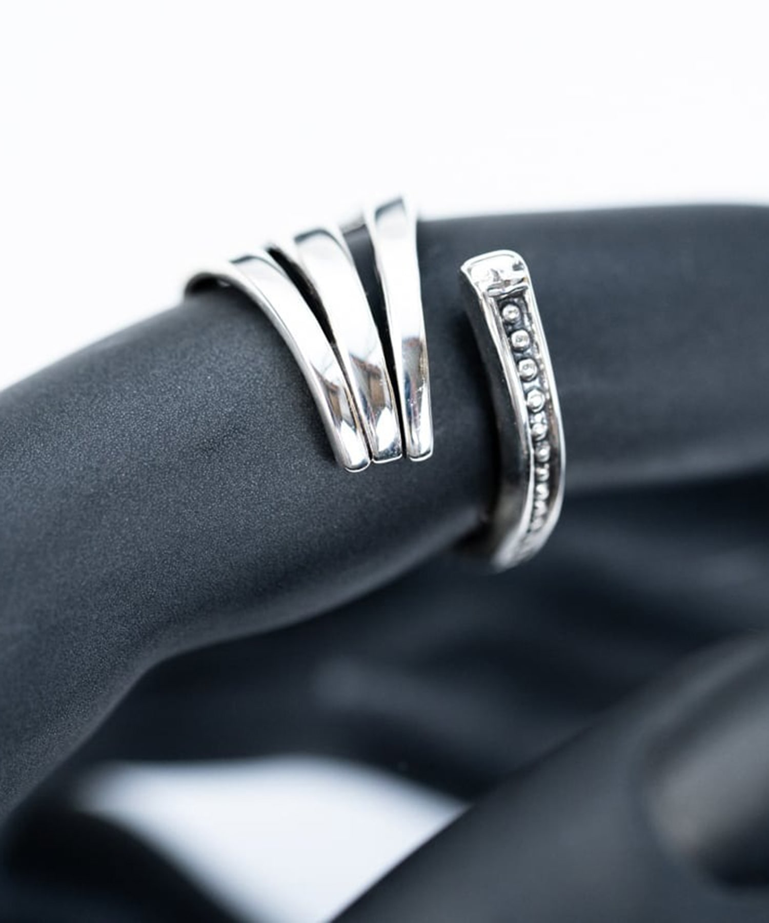 R-082 Cutlery fork ring (S) WAKAN SILVER SMITH