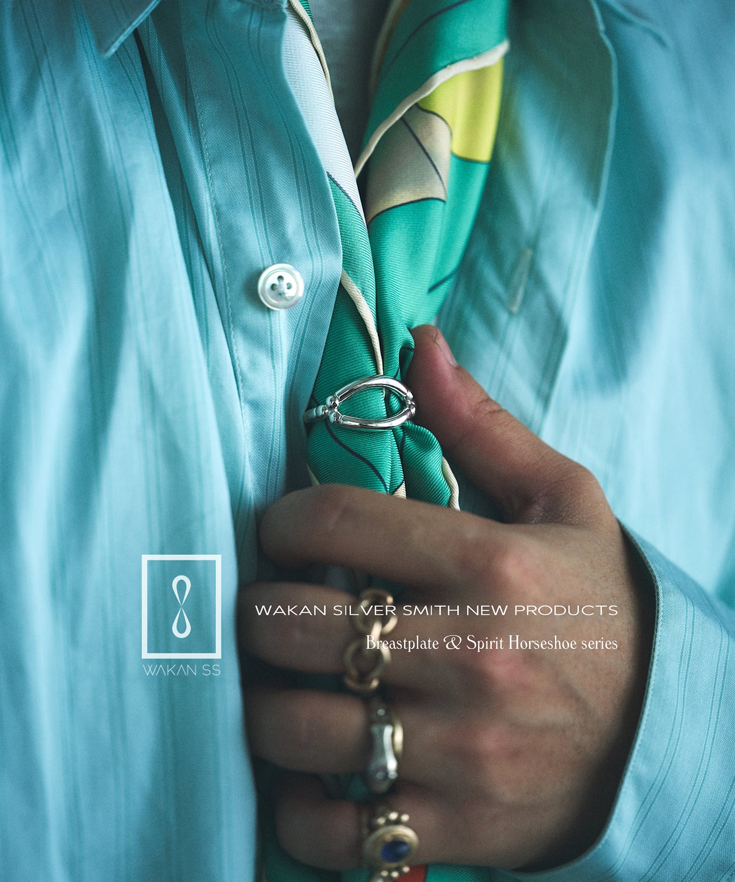 R-103 Breastplate Ring (Eyeless Eye ) WAKAN SILVER SMITH