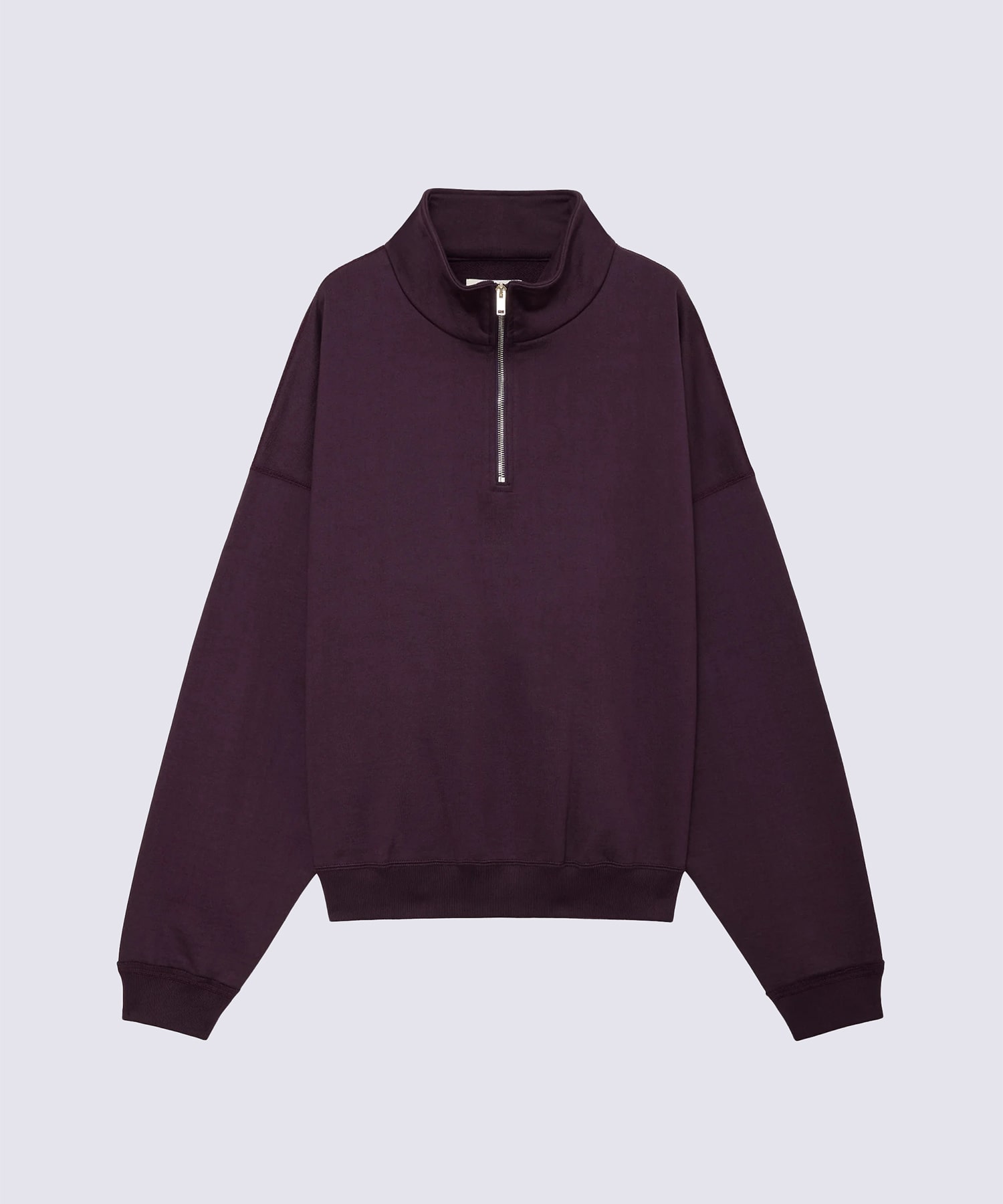 オーガニックコットンヘビー吊裏毛 / ショートクォータージッププルオーバー, D Navy MARKAWARE/marka