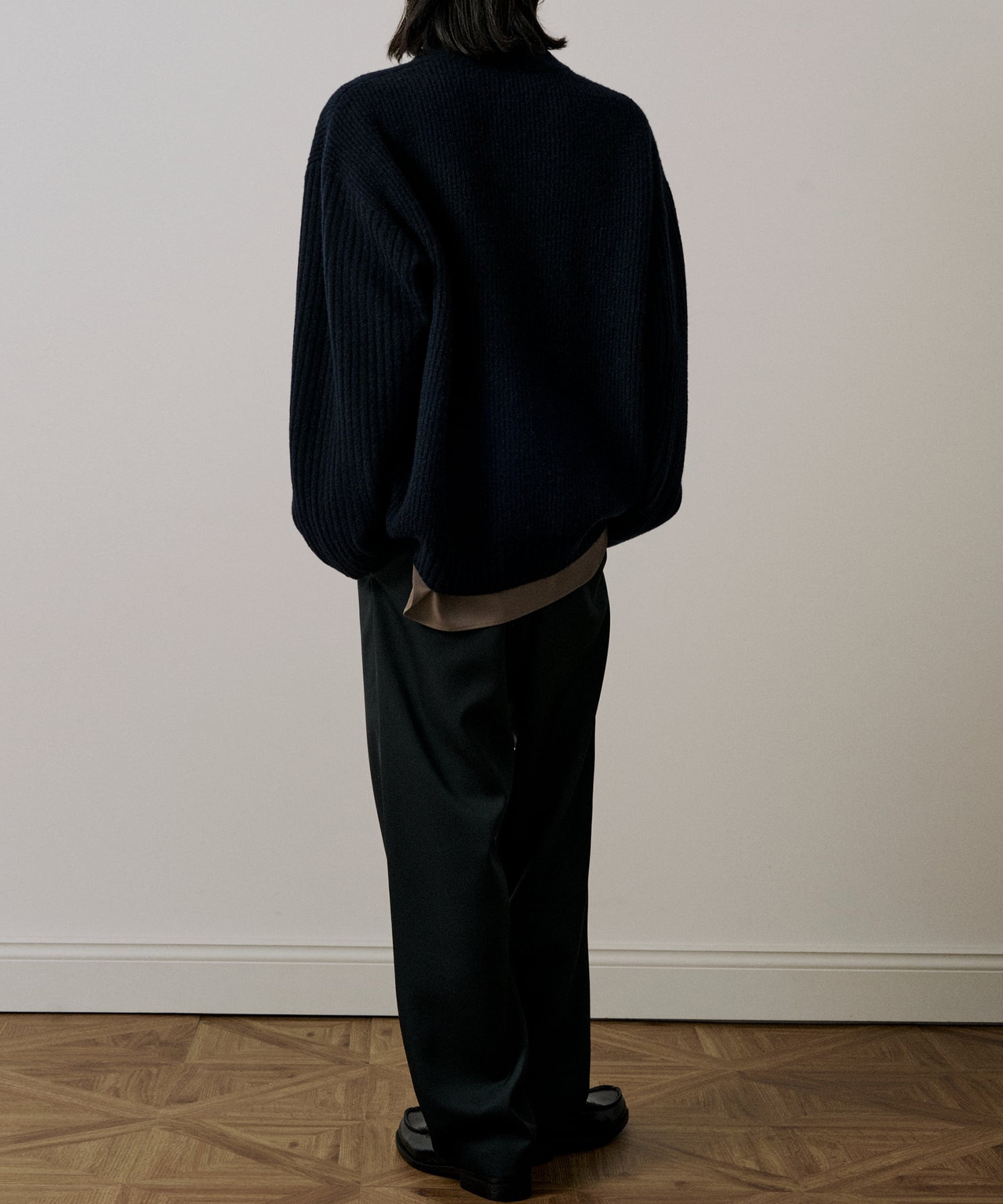 ZIP High Neck Knit UJOH HOMME