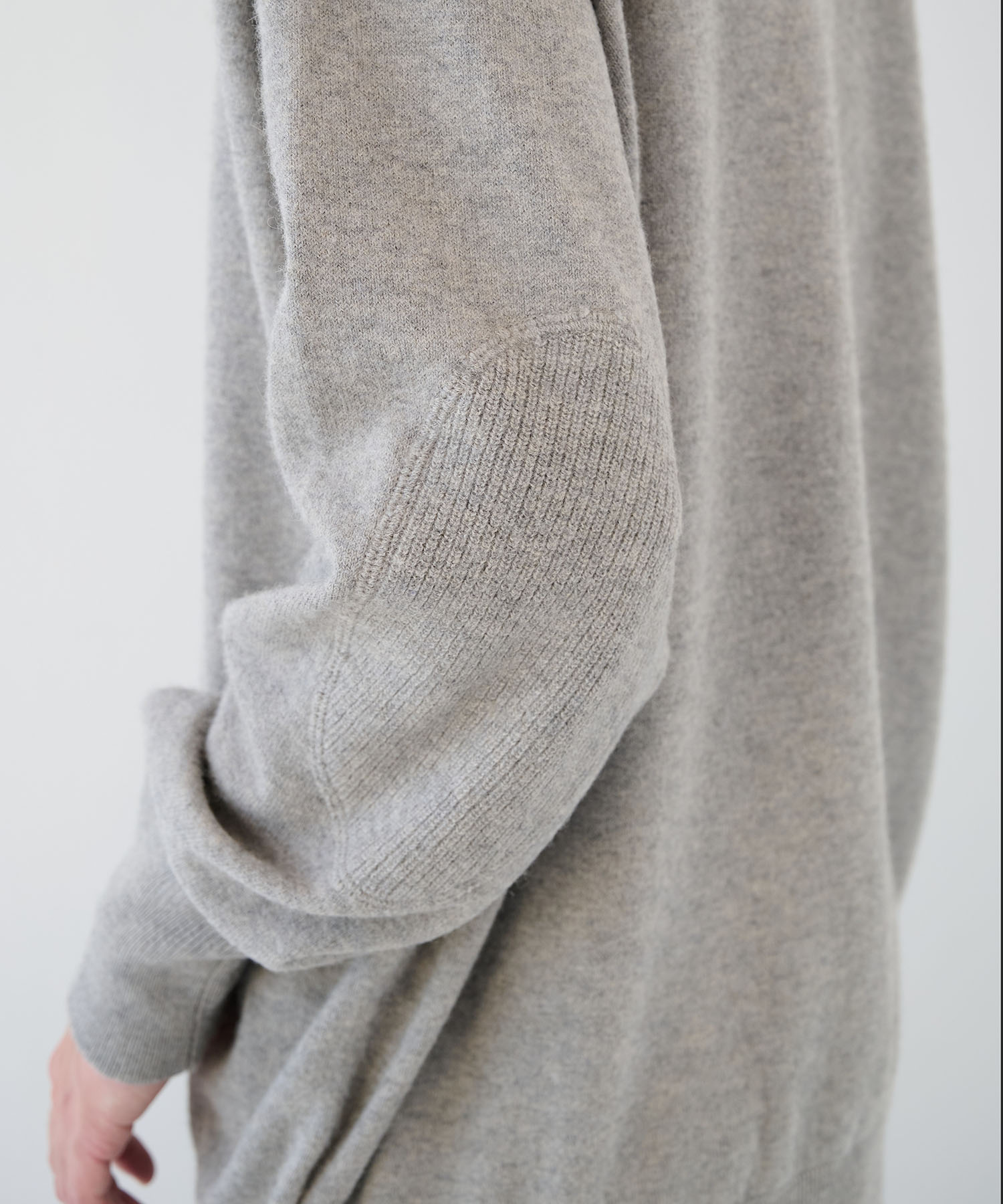 Ex.Legendary YAK  stretch sweater elbow patch walenode