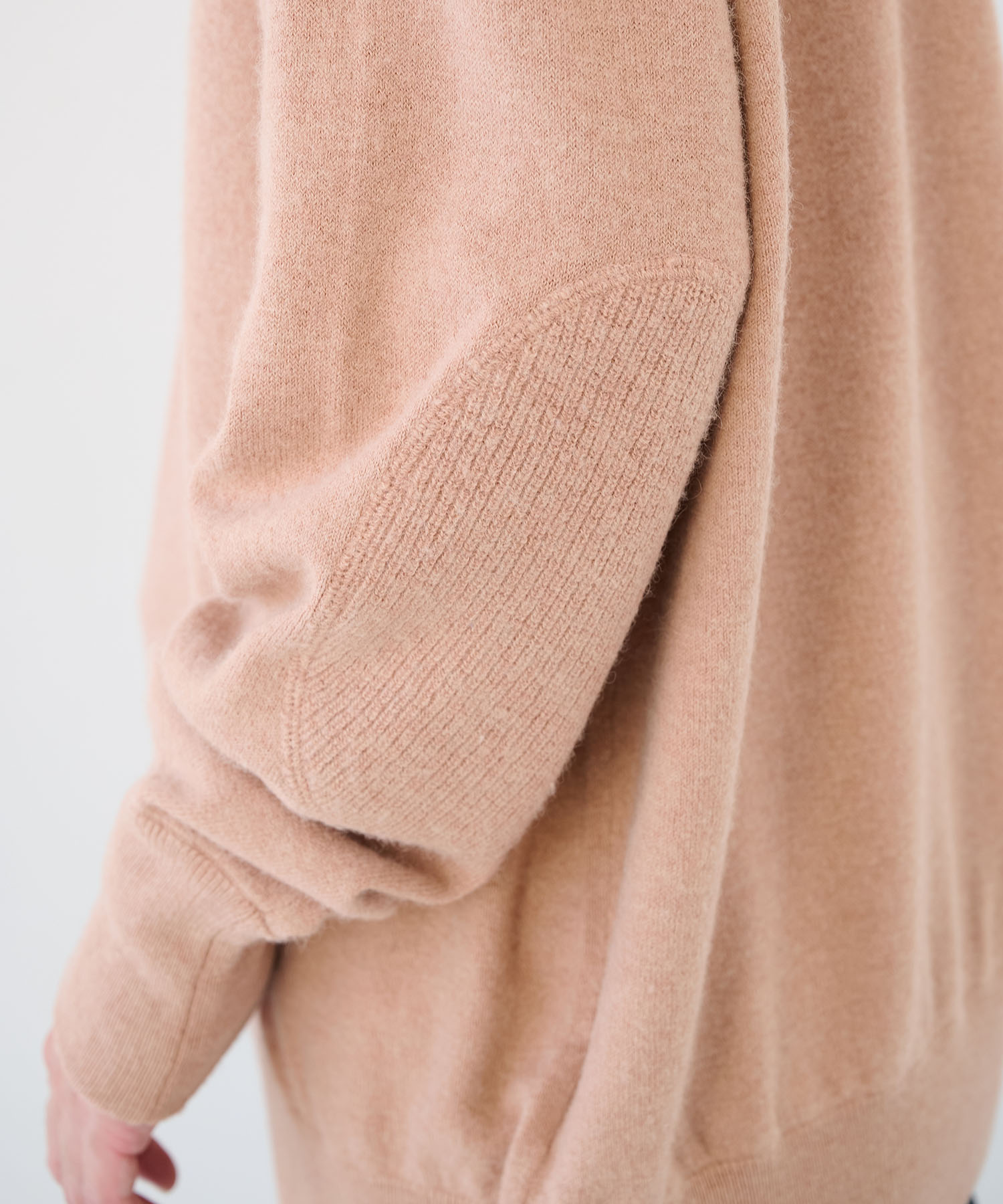 Ex.Legendary YAK  stretch sweater elbow patch walenode