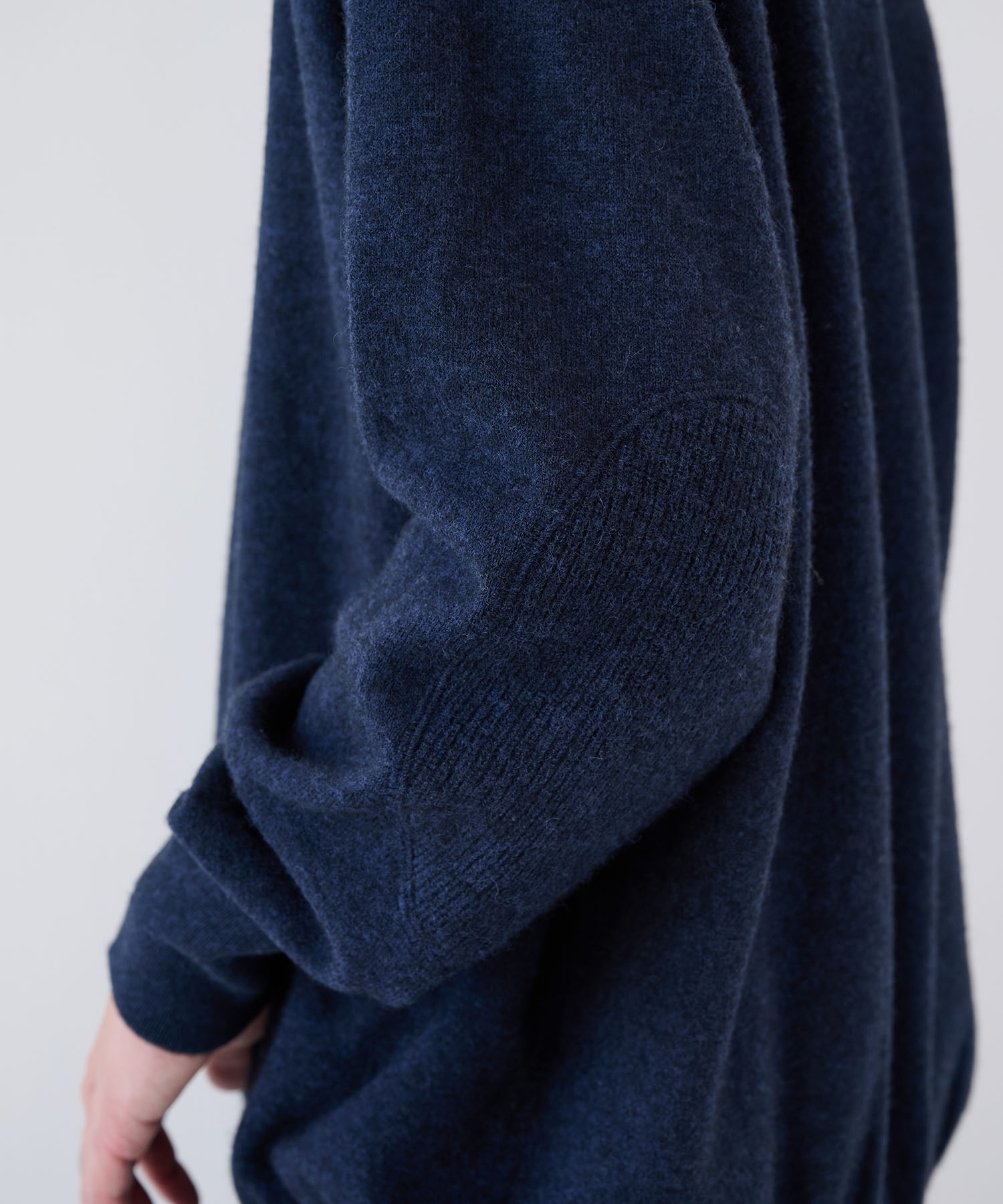 Ex.Legendary YAK  stretch sweater elbow patch walenode