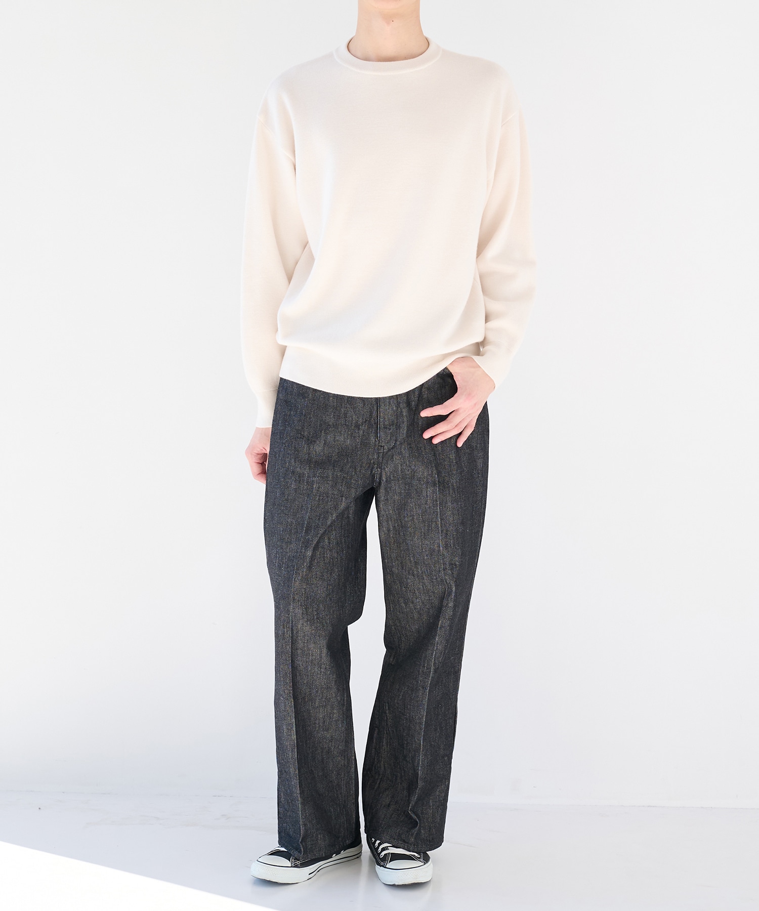 CASHMERE WOOL CREWNECK KNIT STUDIOUS