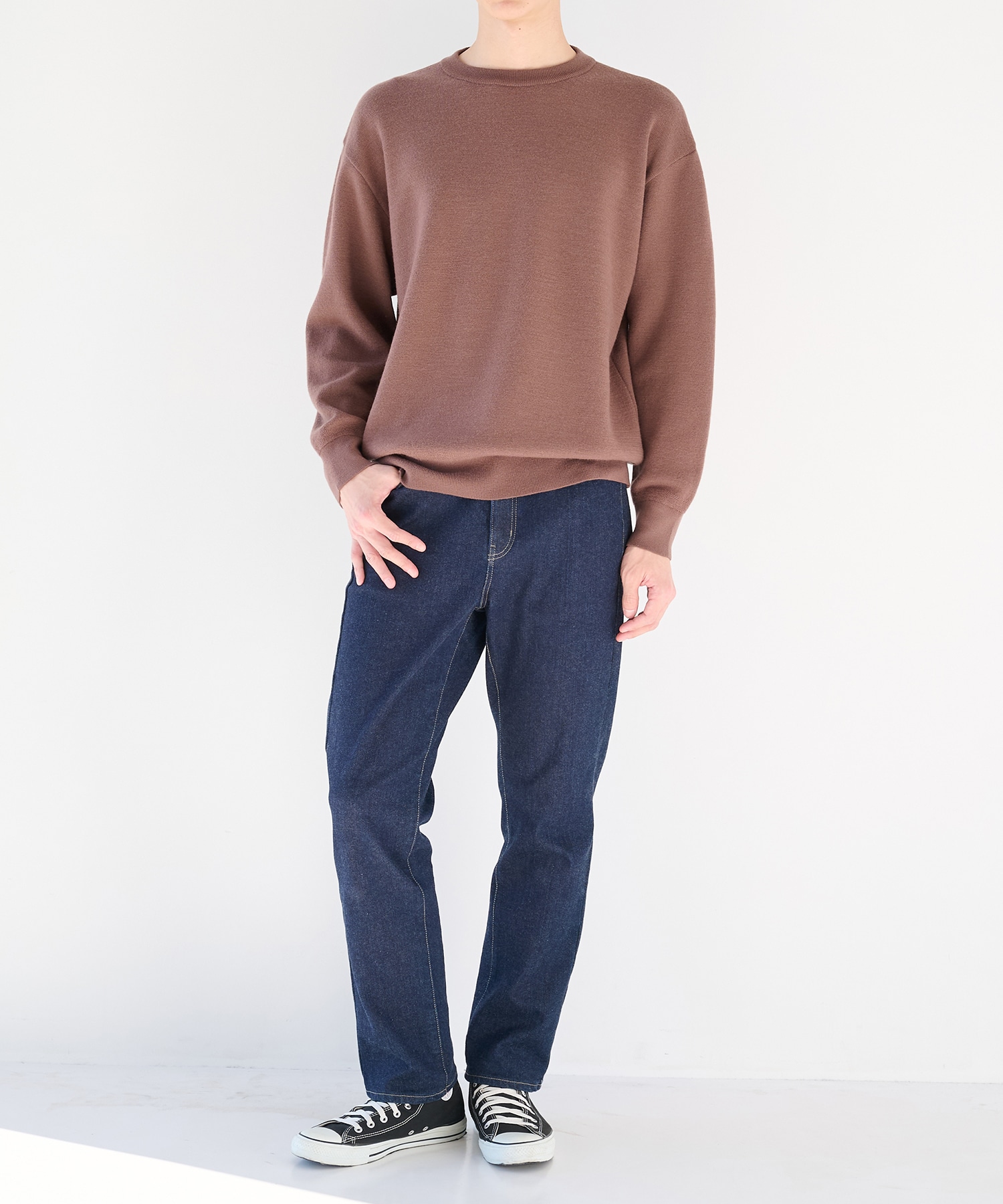 CASHMERE WOOL CREWNECK KNIT STUDIOUS