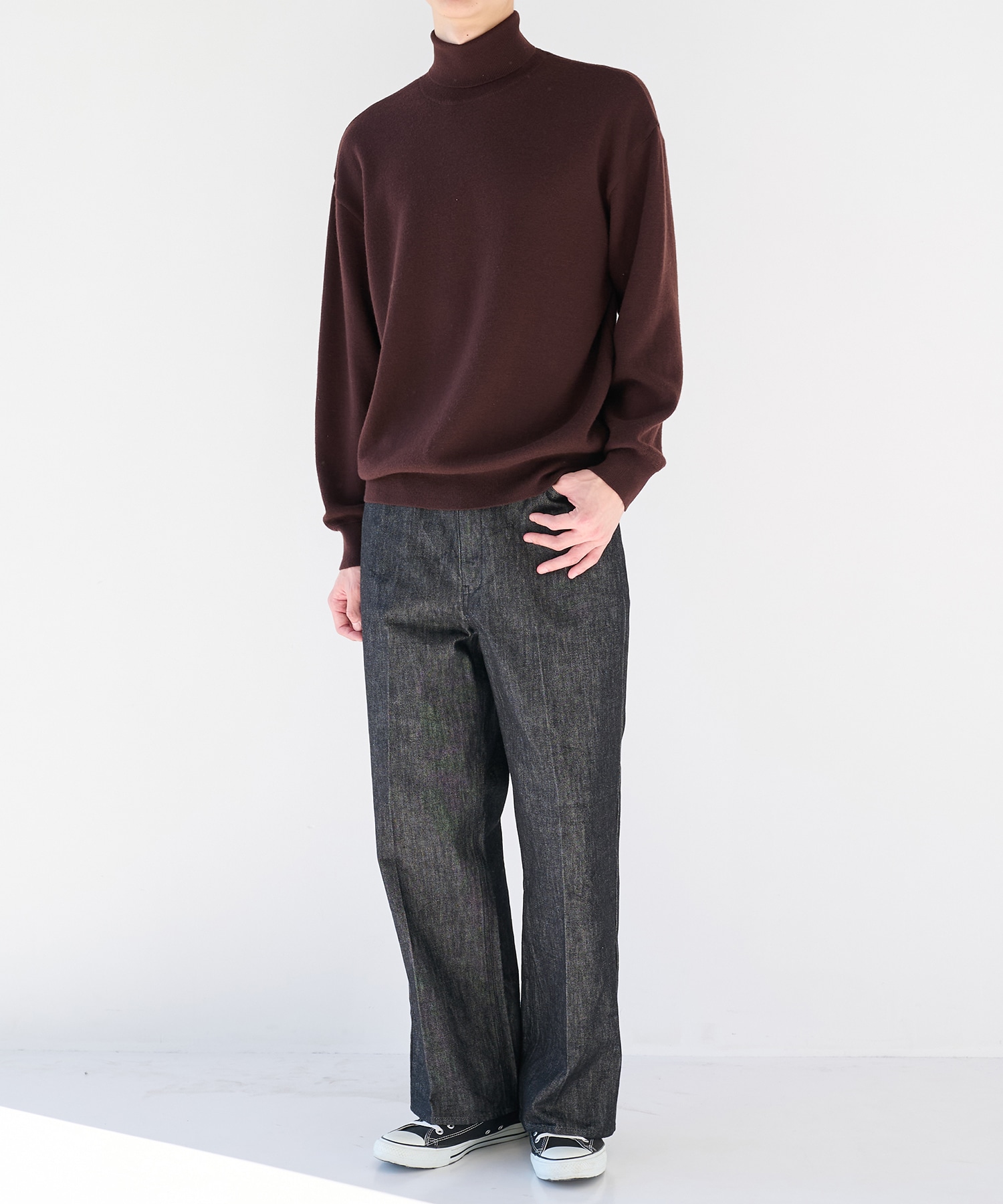 CASHMERE WOOL TURTLENECK KNIT STUDIOUS