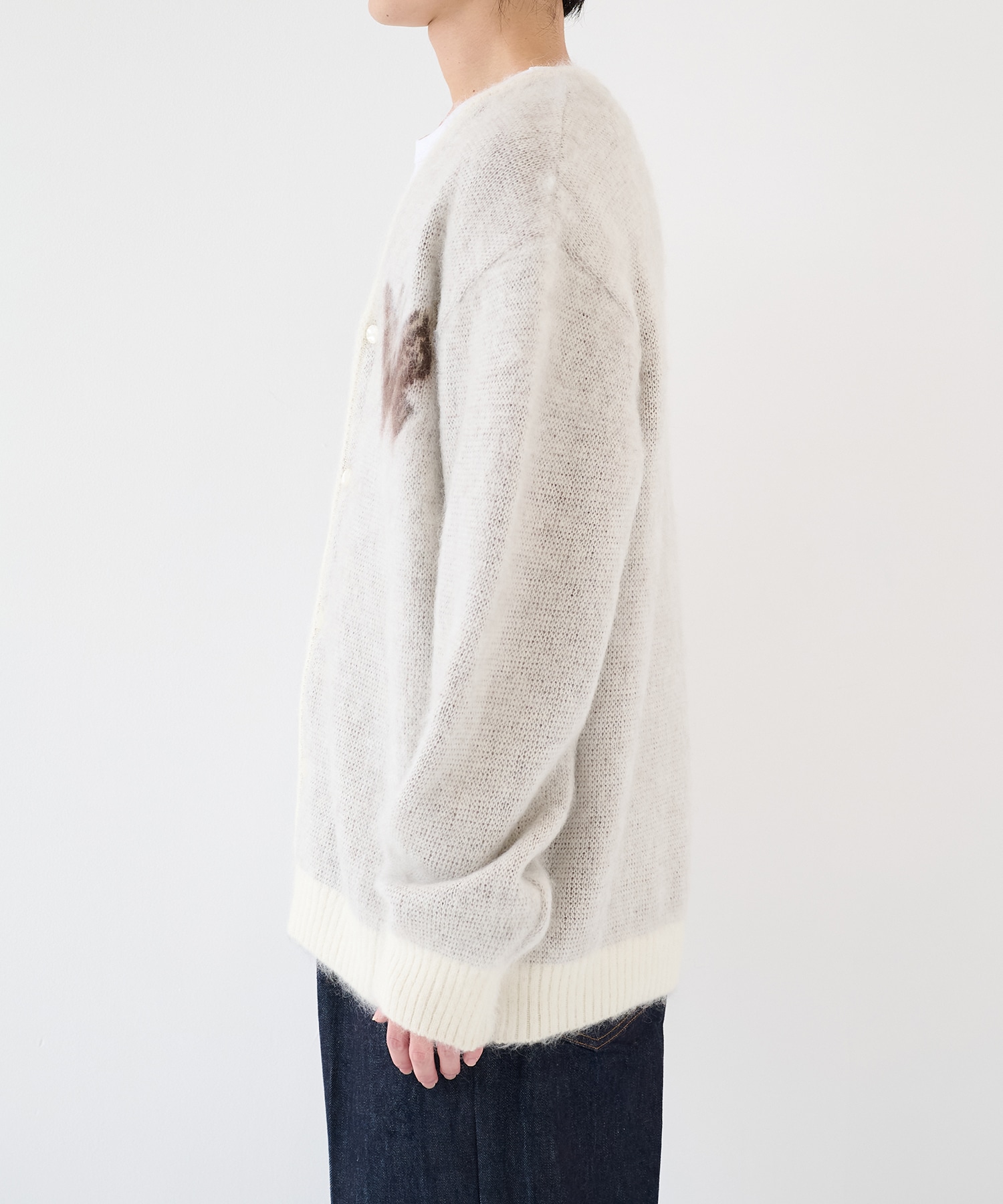 別注 Mohair Cardigan - 1Papillon NEEDLES