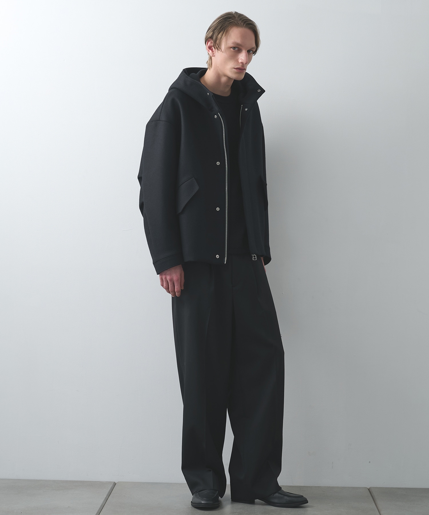 Super140 Wool Melton Short Mods STUDIOUS