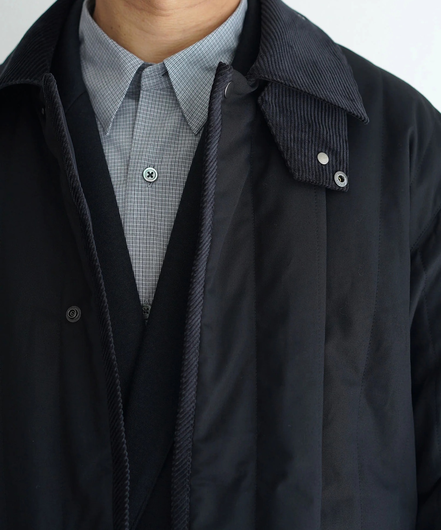 Quilted half coat STILL BY HAND