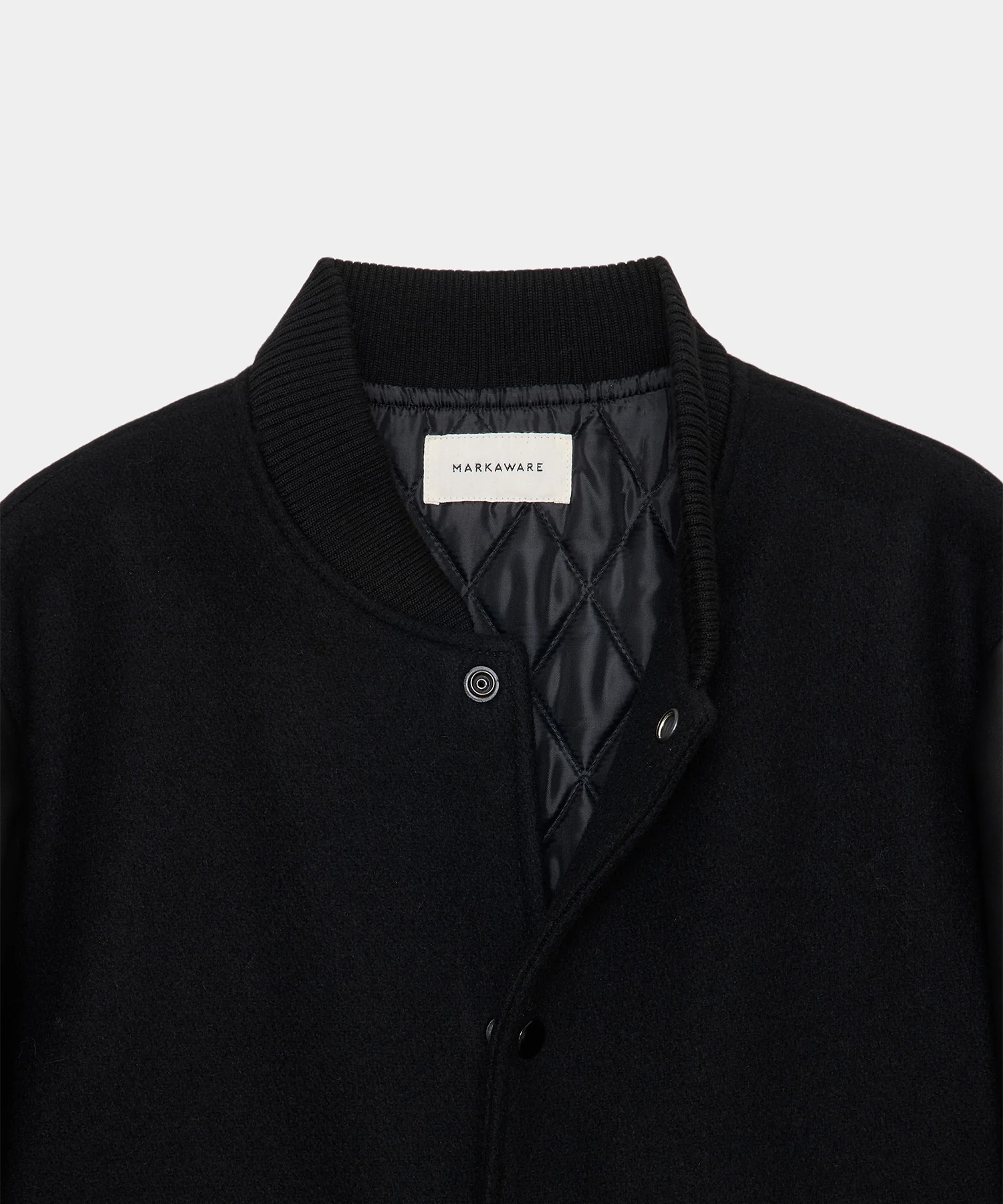 ヴィンテージメルトン / アワードジャケット, Black MARKAWARE/marka