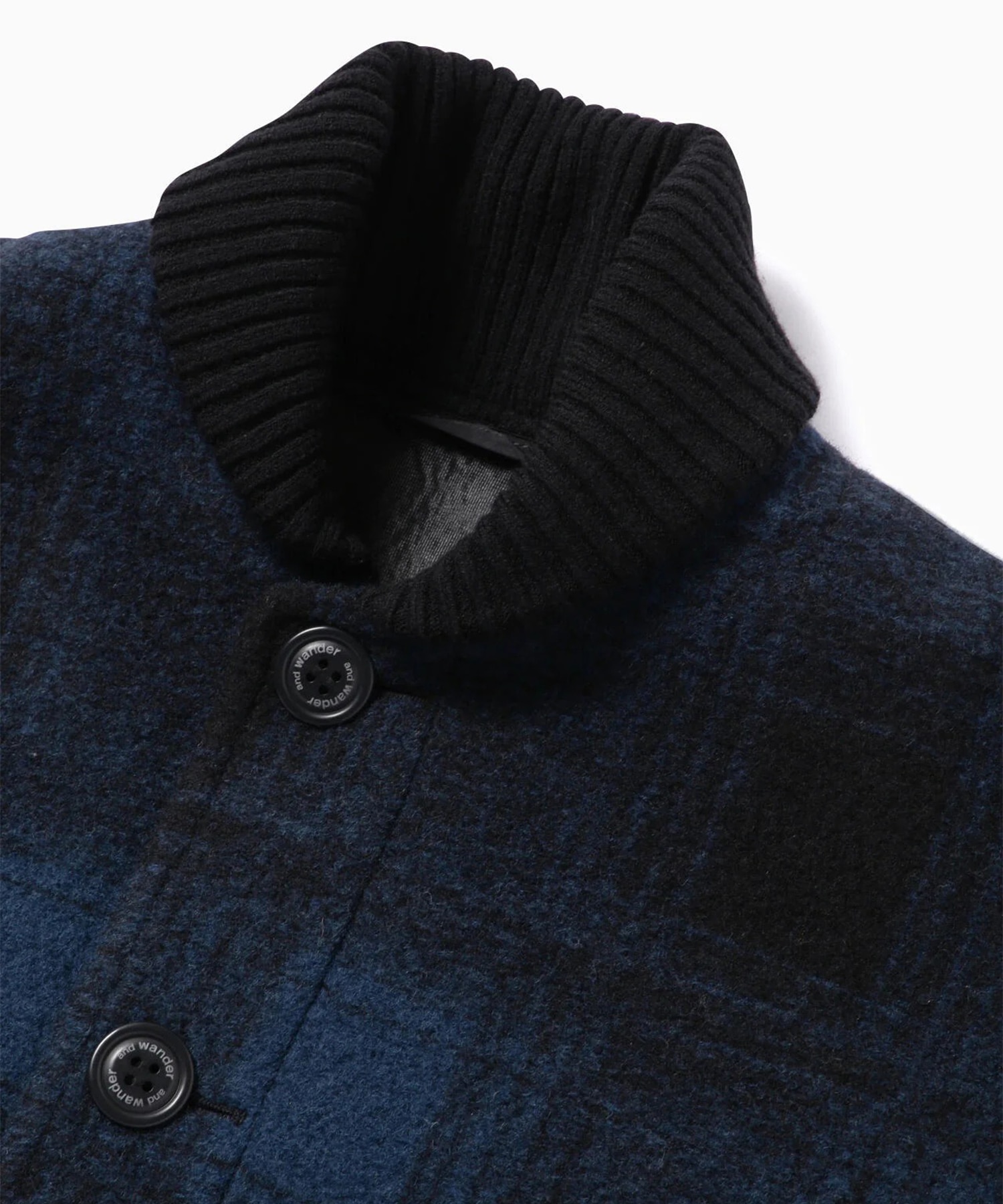 wool shaggy jacket long and wander