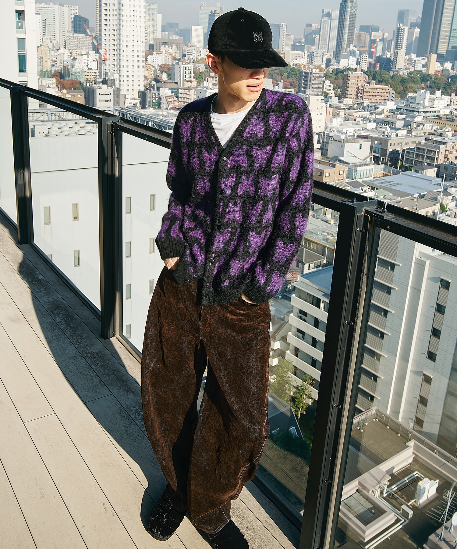 別注 Velour Cap｜NEEDLES