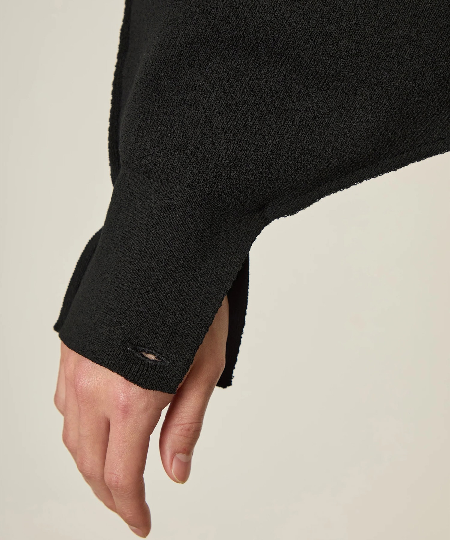 KNIT SLEEVE  DOCKING SHIRTS I'm here