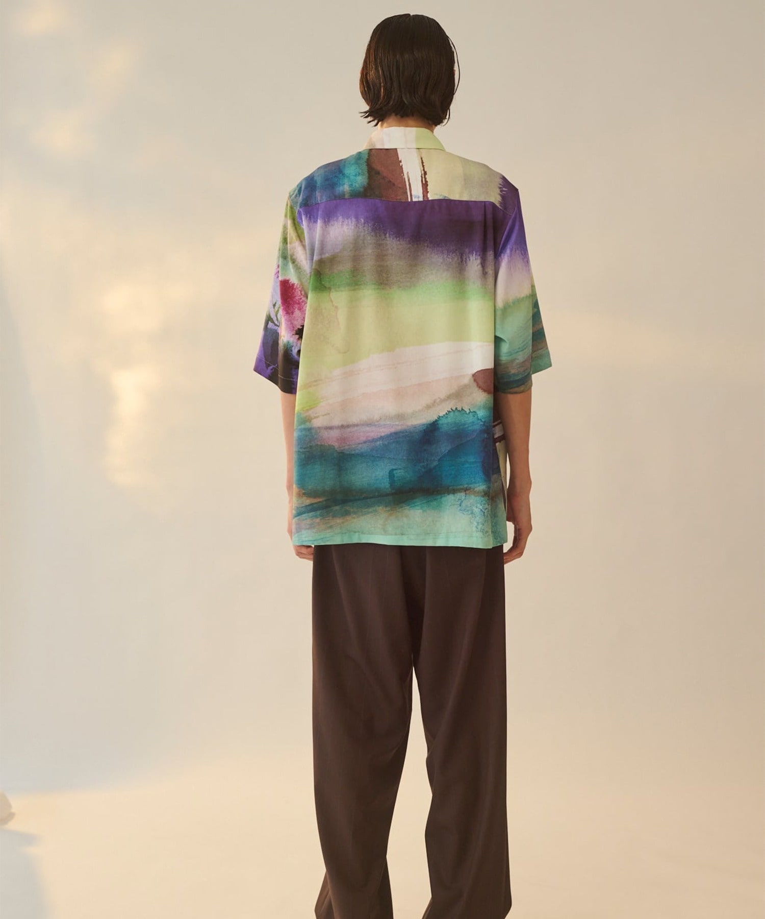 Regular Collar Half Sleeve Shirt UJOH HOMME