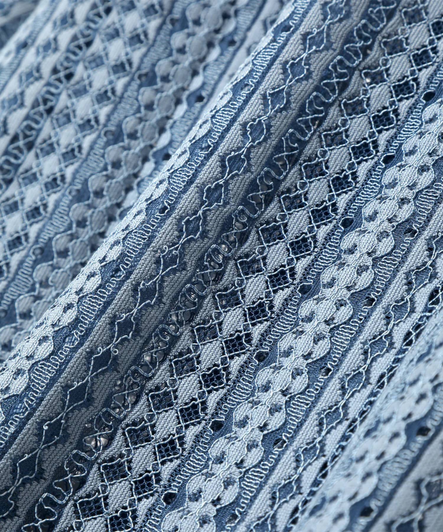 S/S Widespread Collar Shirt - Raschel Lace NEEDLES