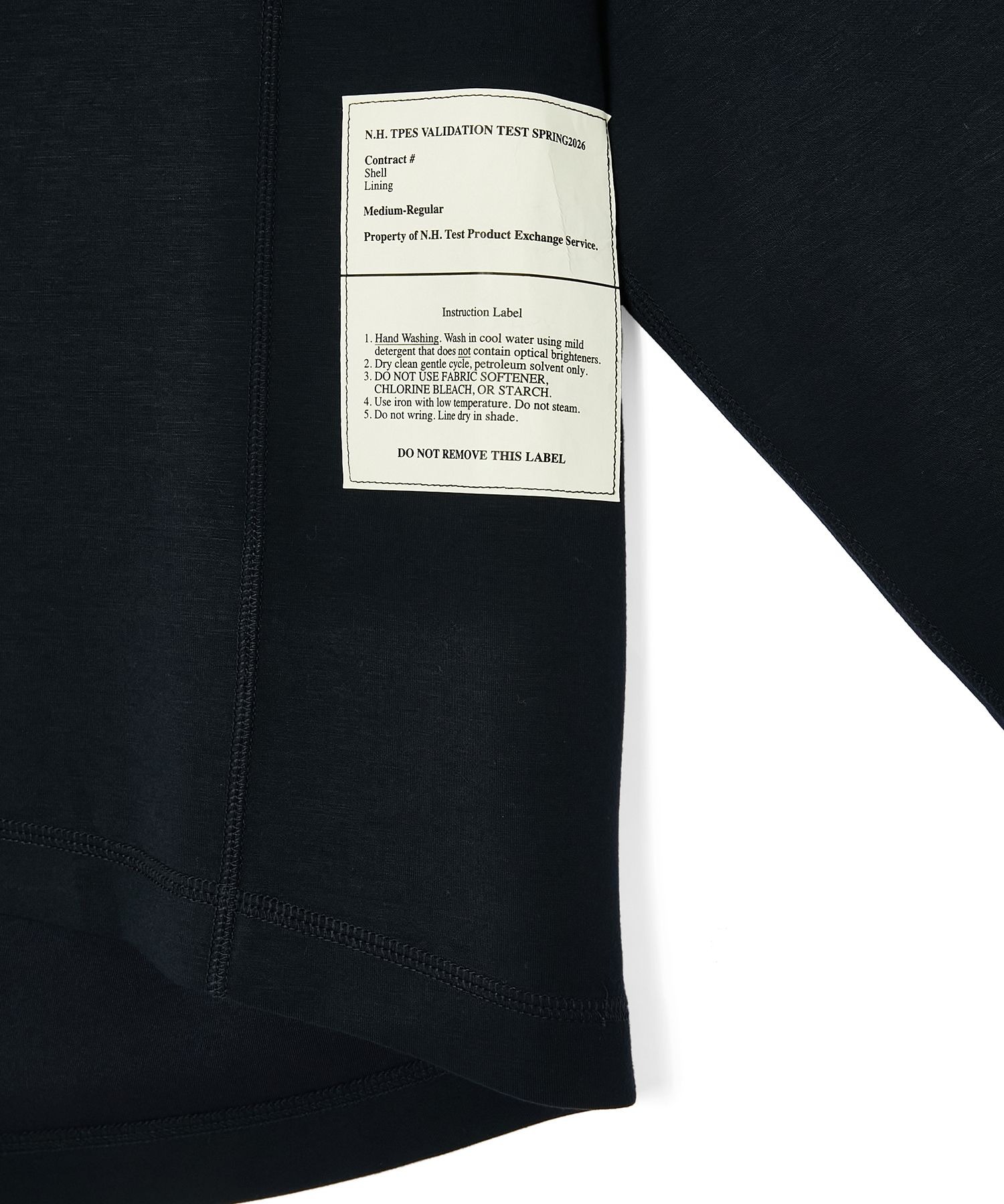 9261-CS02-006 PANELLED L/S T-SHIRT N.HOOLYWOOD