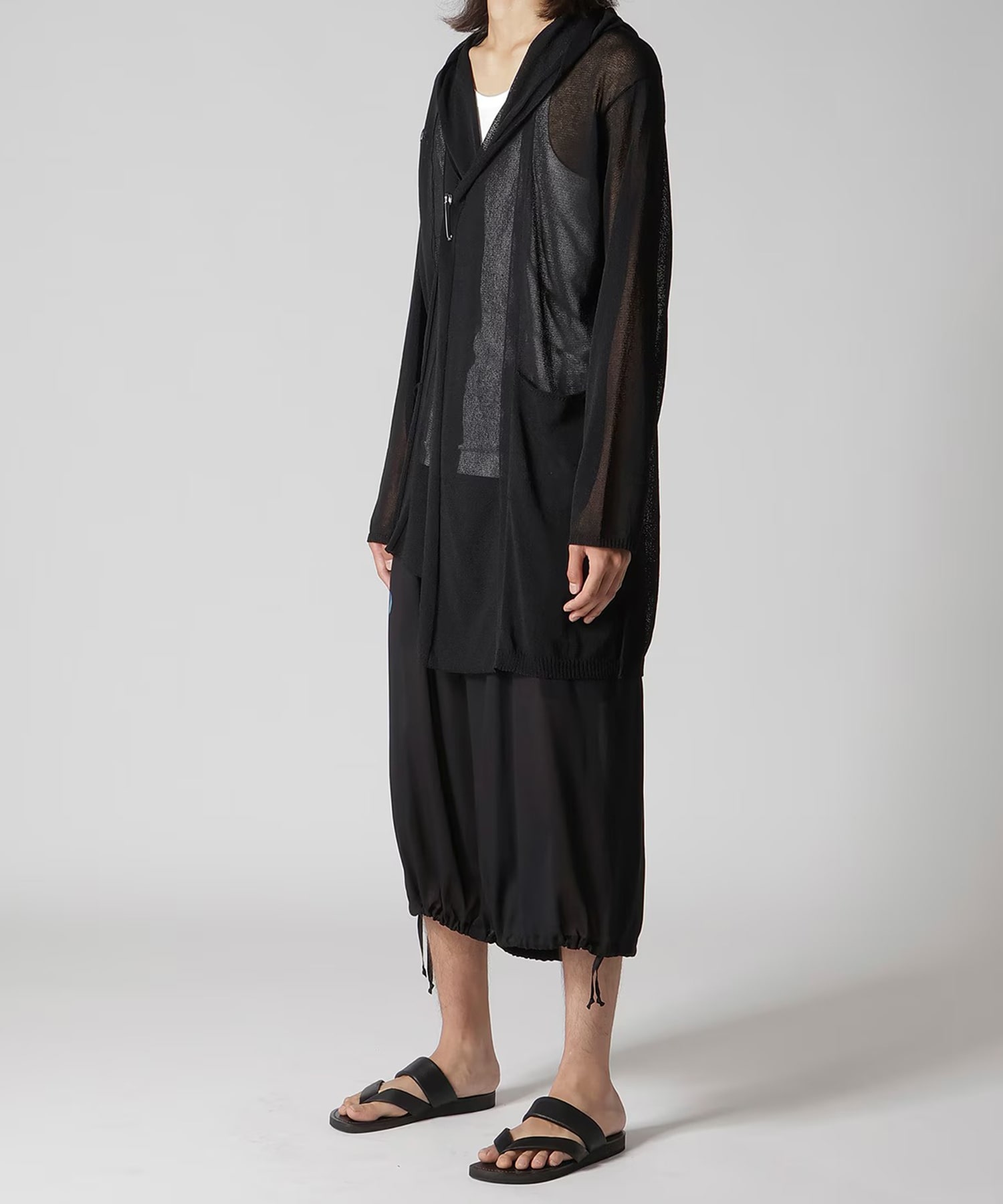 HK-K82-988 EMBROIDERY HOODED CD Yohji Yamamoto