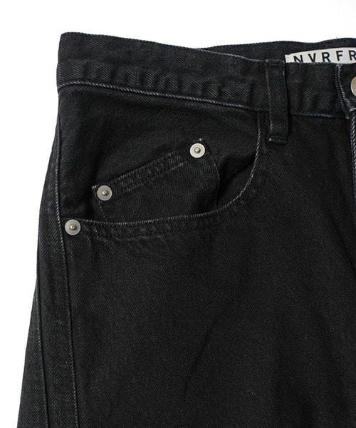 3D TWISTED WIDE LEG JEANS NVRFRGT