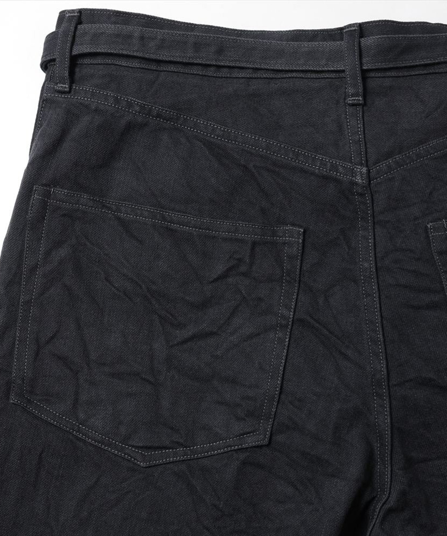 12.9oz Denim Bias Belted Pants blurhms