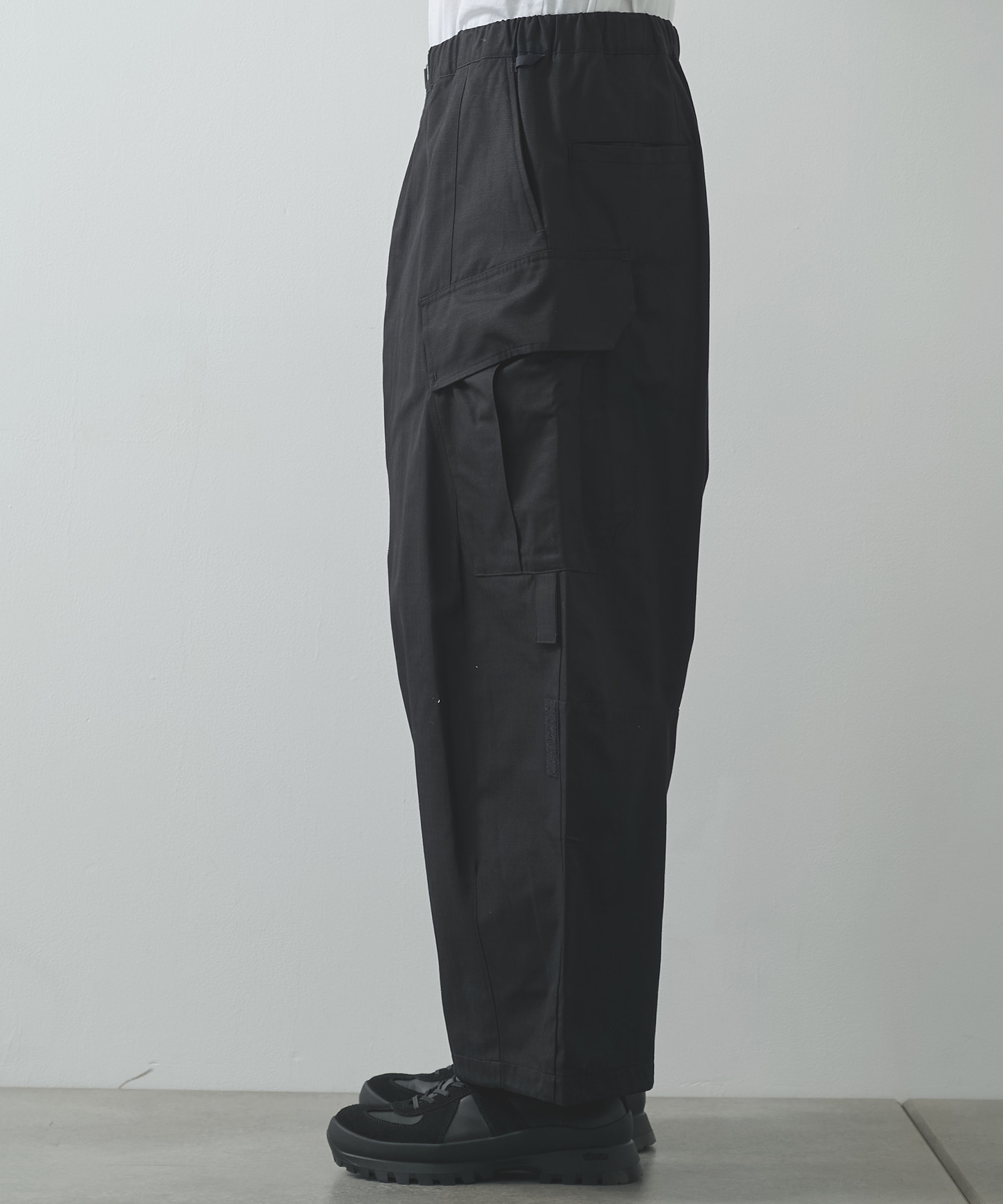 THE CHANGING LENGTH/HEM CROPPED CARGO PANTS POLIQUANT