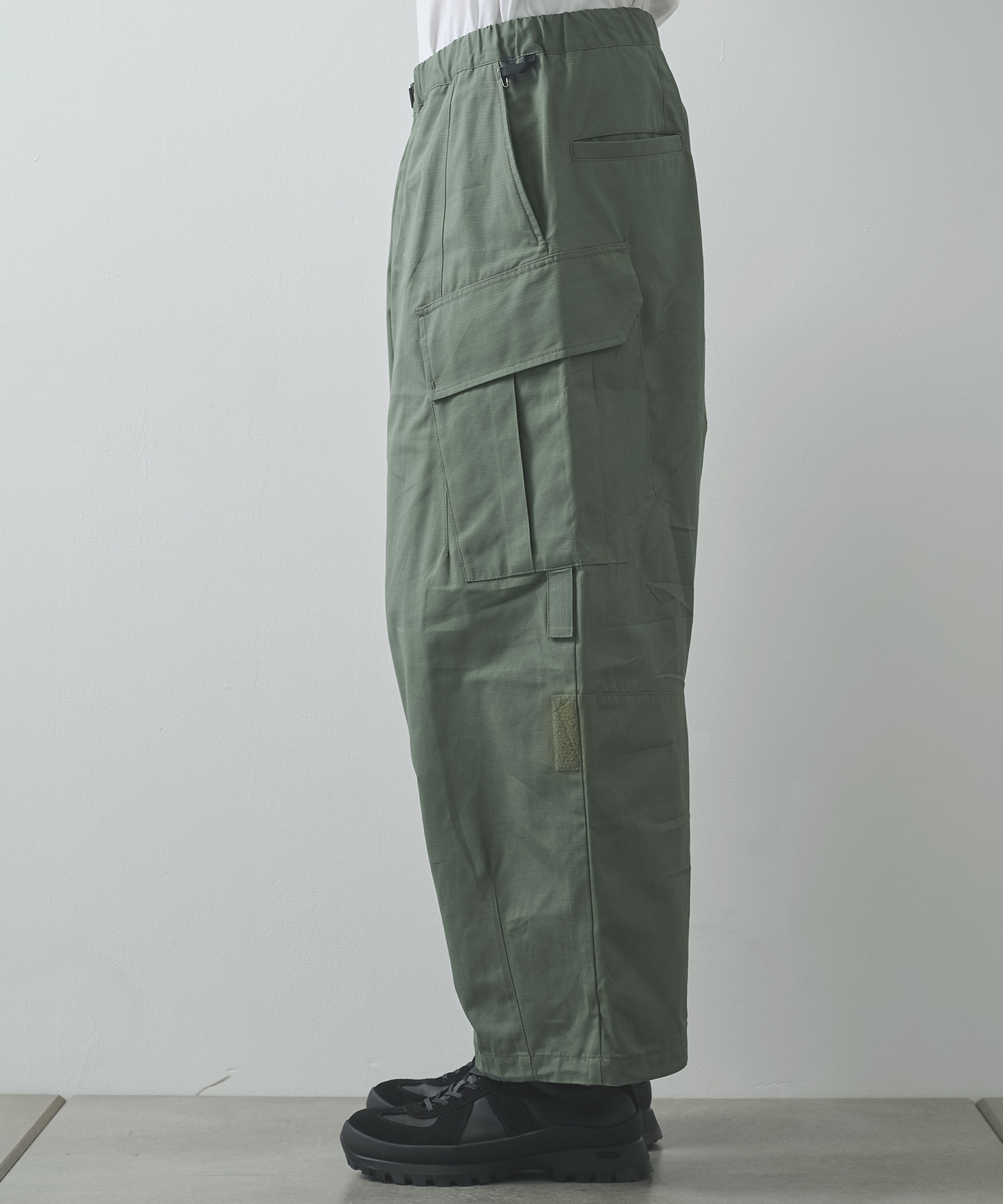THE CHANGING LENGTH/HEM CROPPED CARGO PANTS POLIQUANT