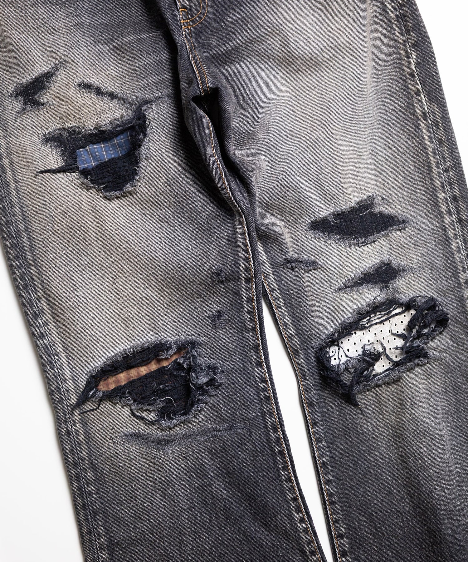 Faded Memory Denim Pants KHOKI