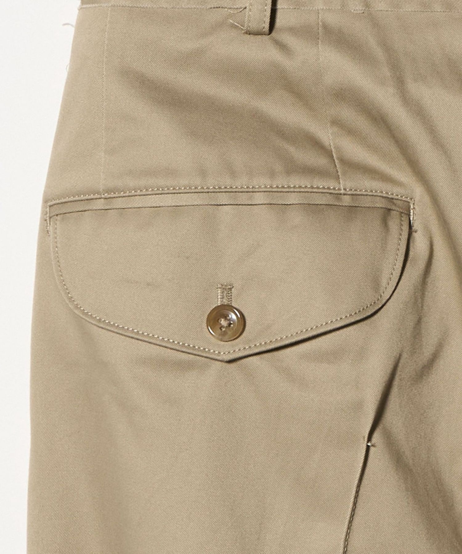 Pleated Chino Pants KHOKI