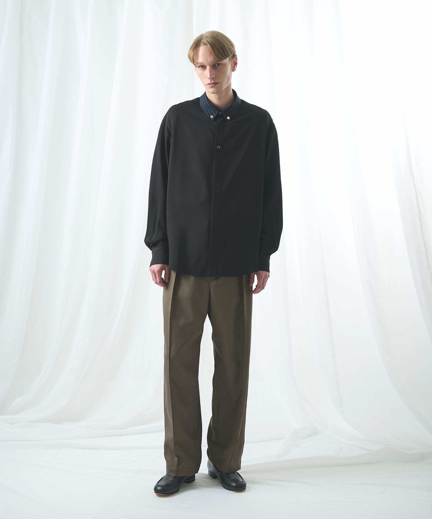 別注 Gabardine Pin Tuck Pant CULLNI