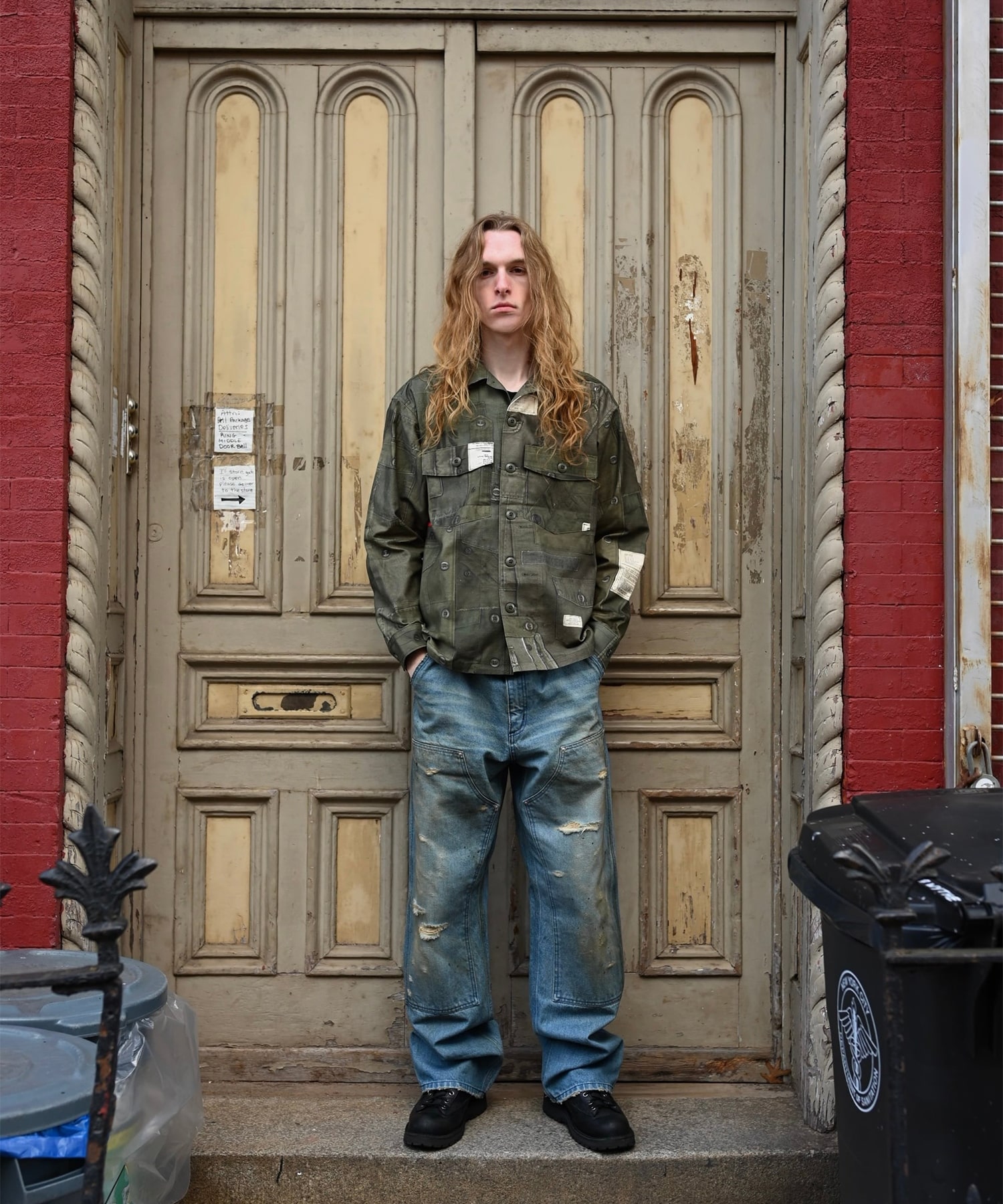 Damaged Work Pants MIYAGIHIDETAKA