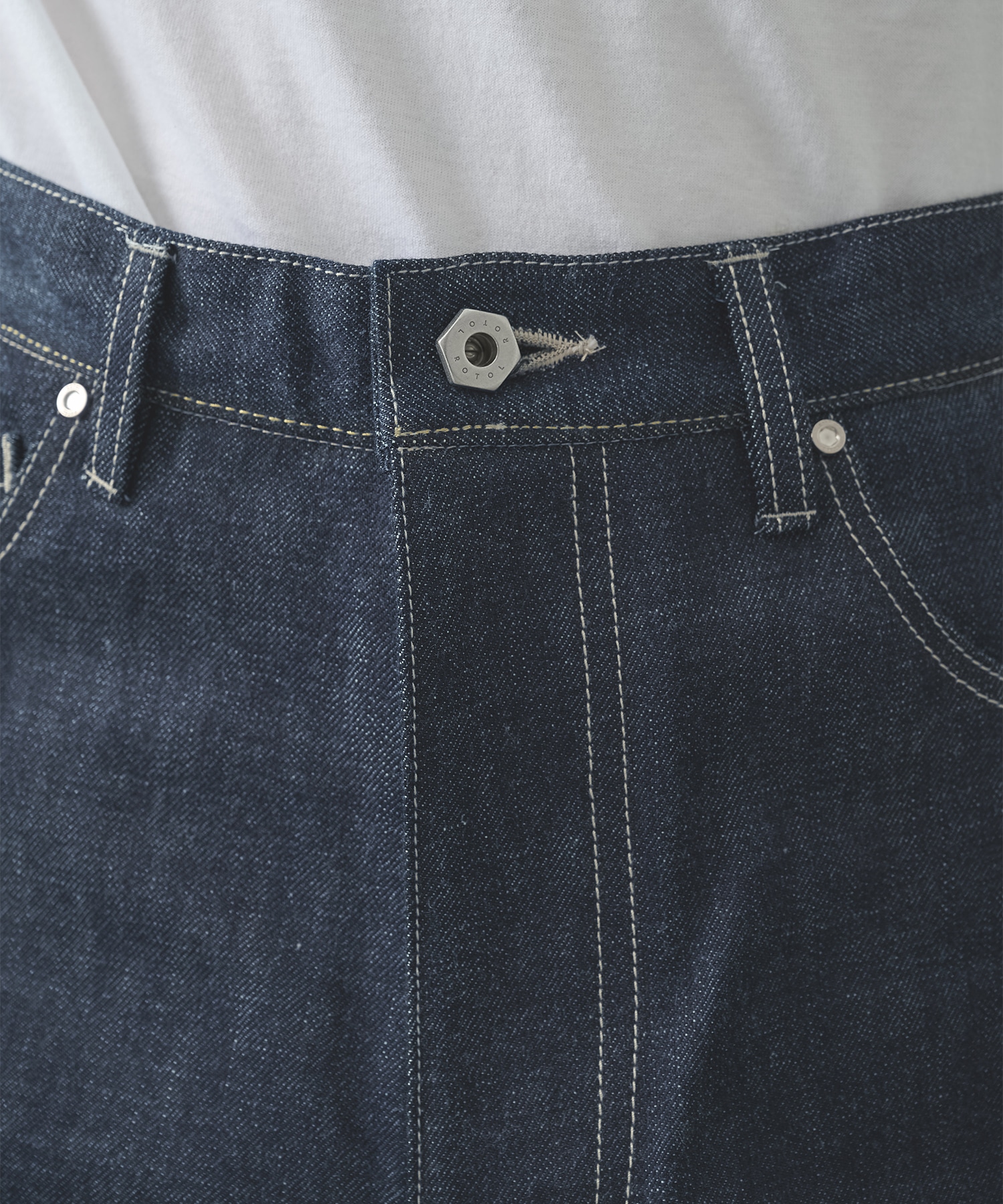 Triple Seams 6P Denim Wide ROTOL