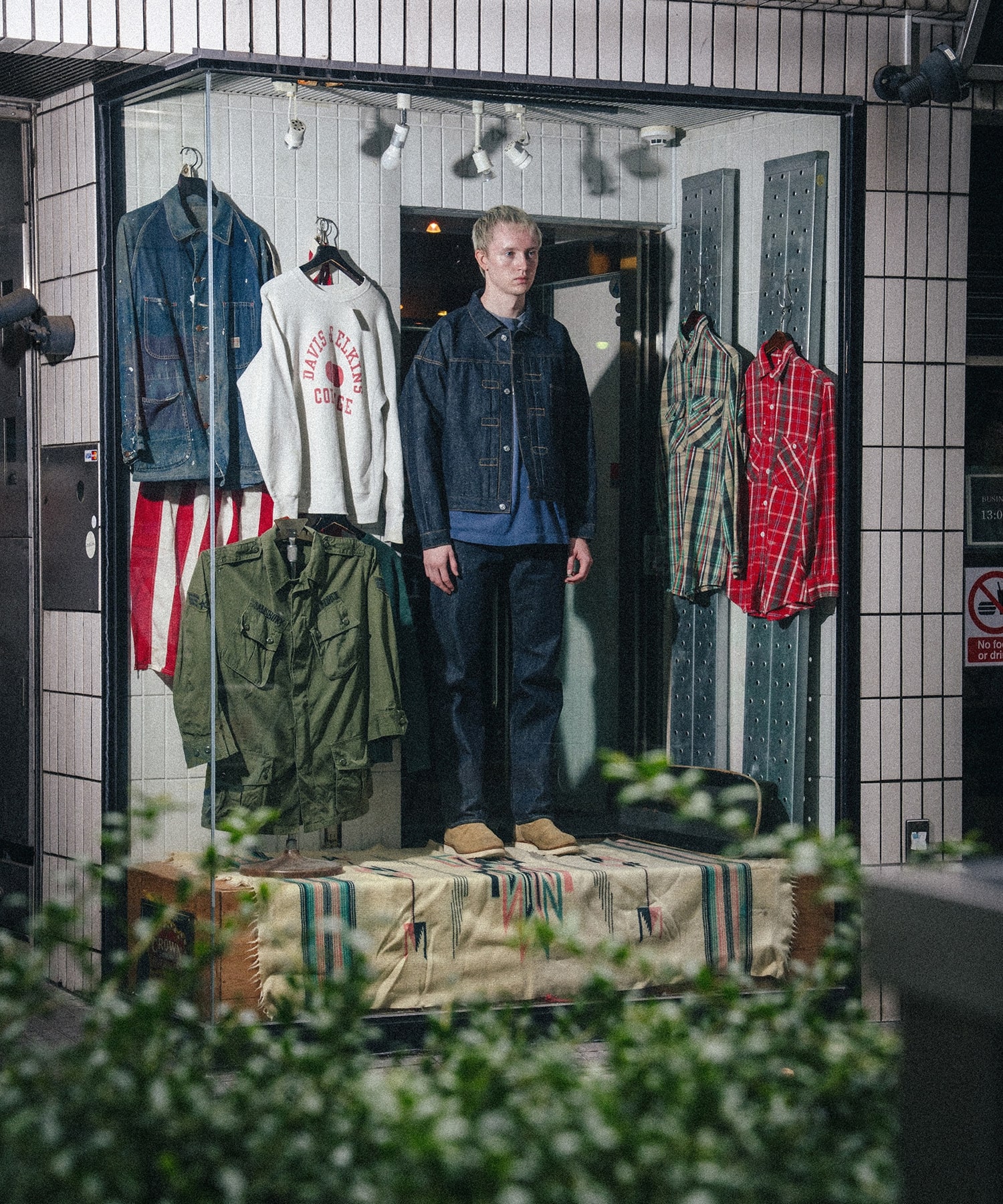 SM-MK8-0000-C46/BBJ_DENIM PANTS/REGID/BLUE SAINT M××××××