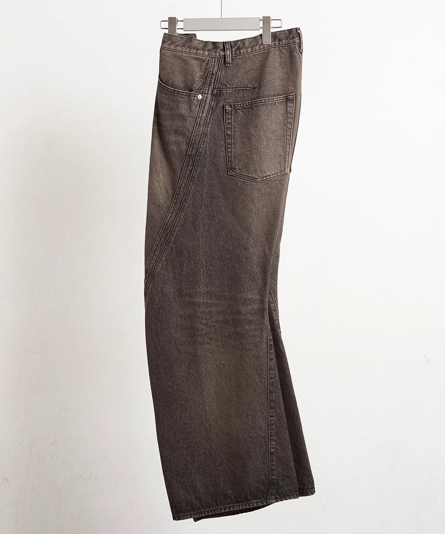 3D TWISTED WIDE LEG JEANS NVRFRGT