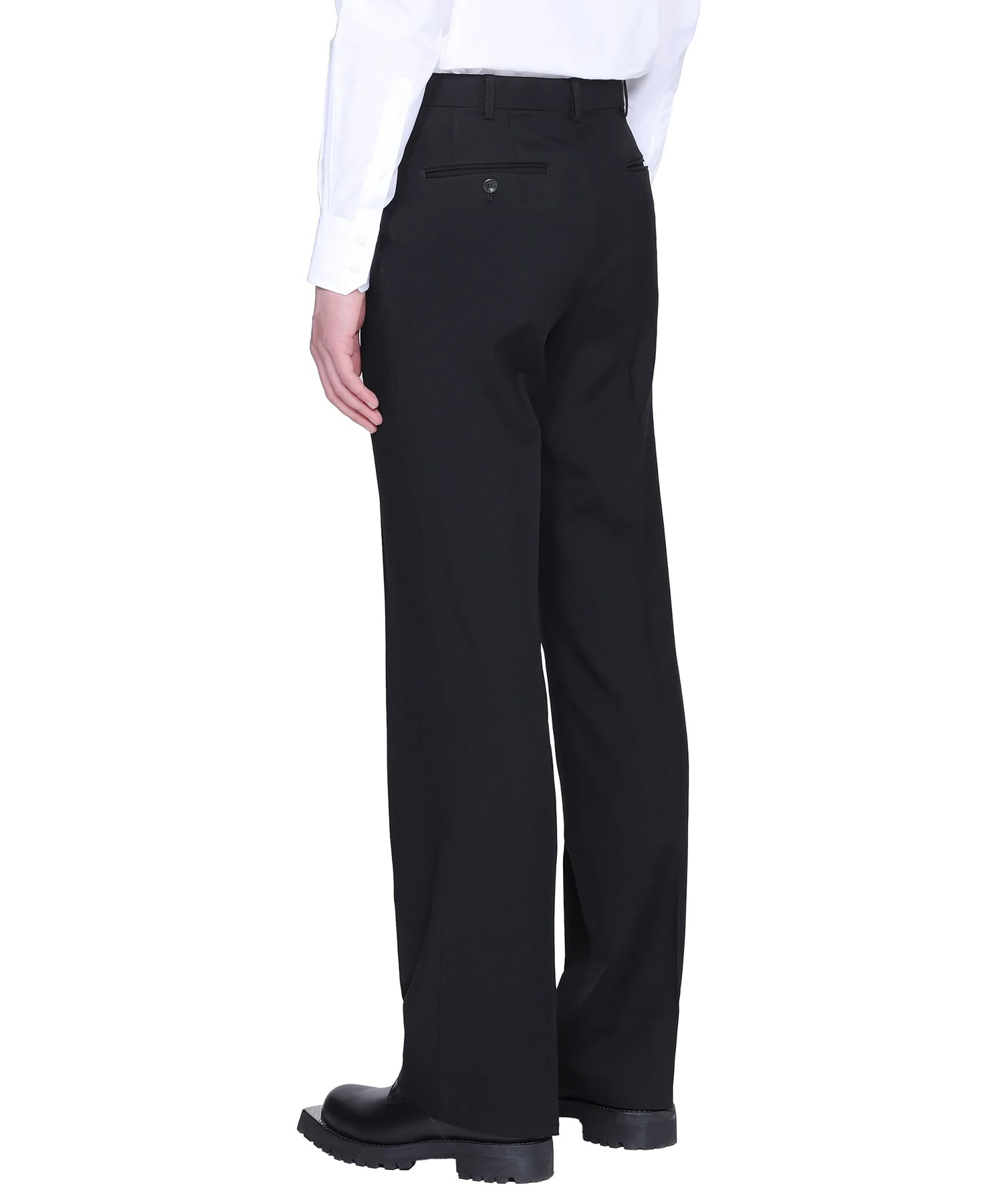 WOOL STRAIGHT TROUSERS JOHN LAWRENCE SULLIVAN