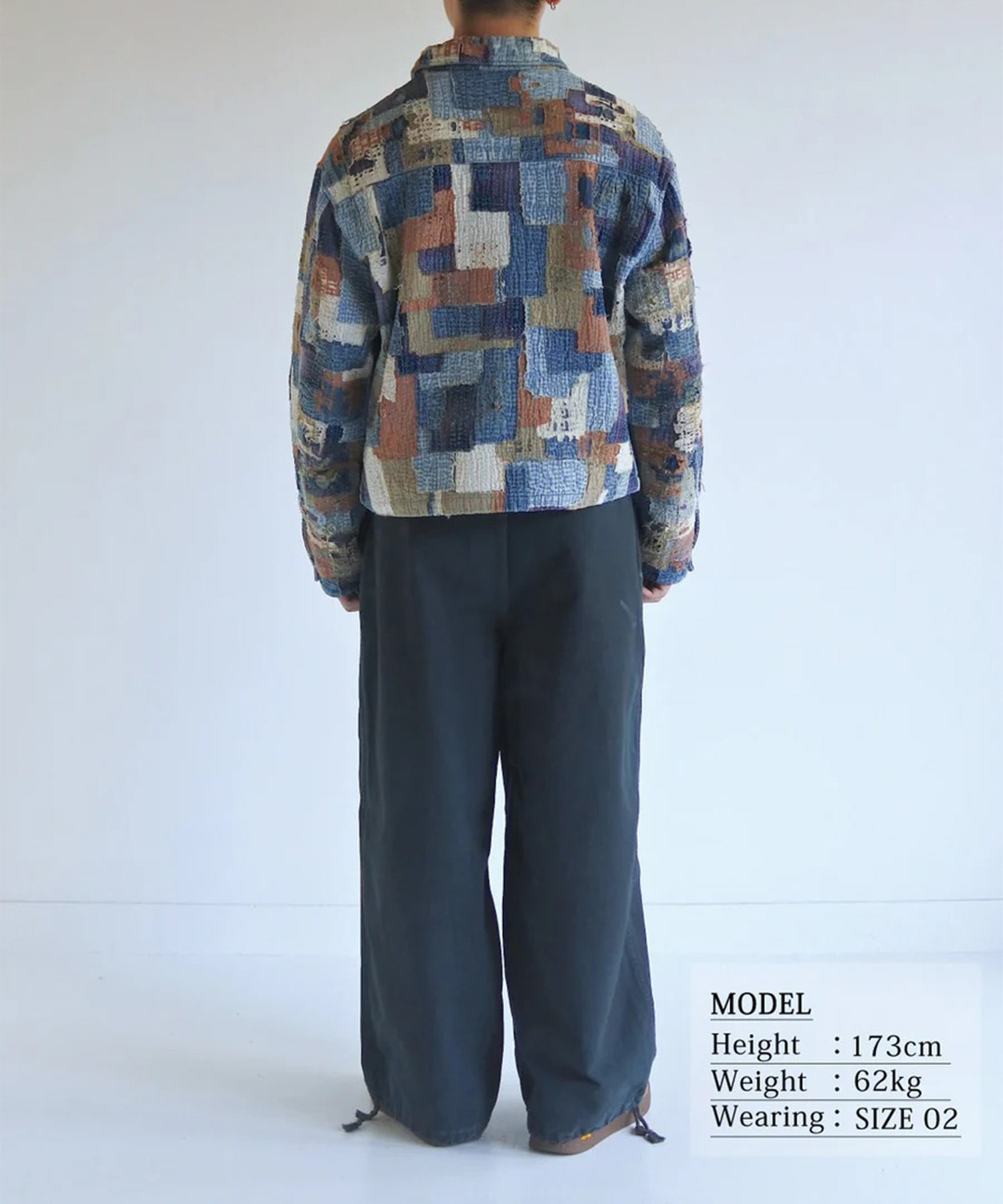 SASHIKO PATCHED JACKET ANACHRONORM