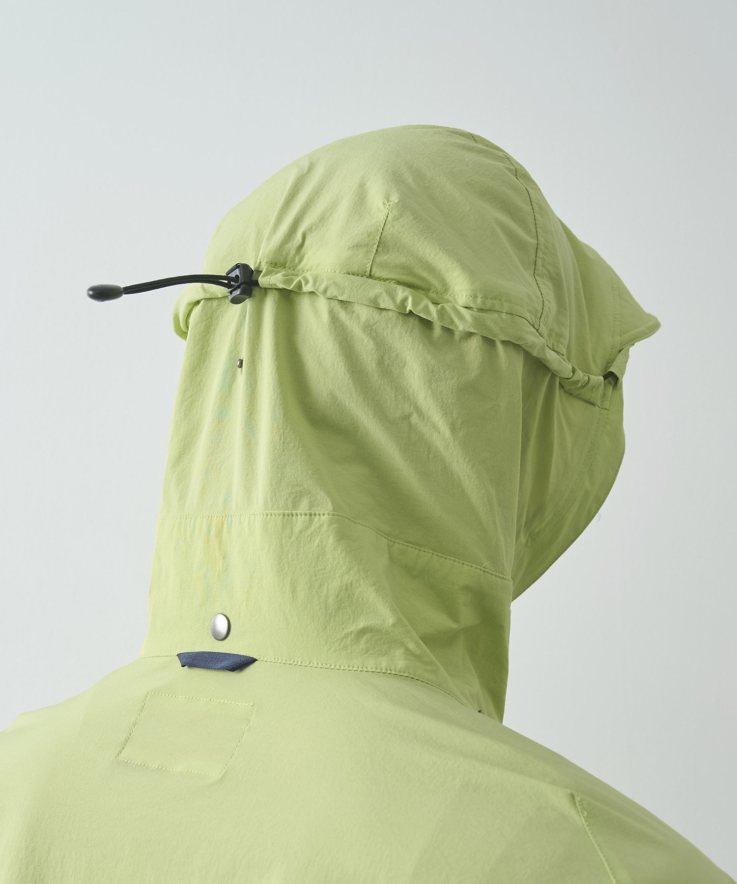 THE BREATHABLE HOODED GRADIENT GARMENT DYEING JACKET POLIQUANT