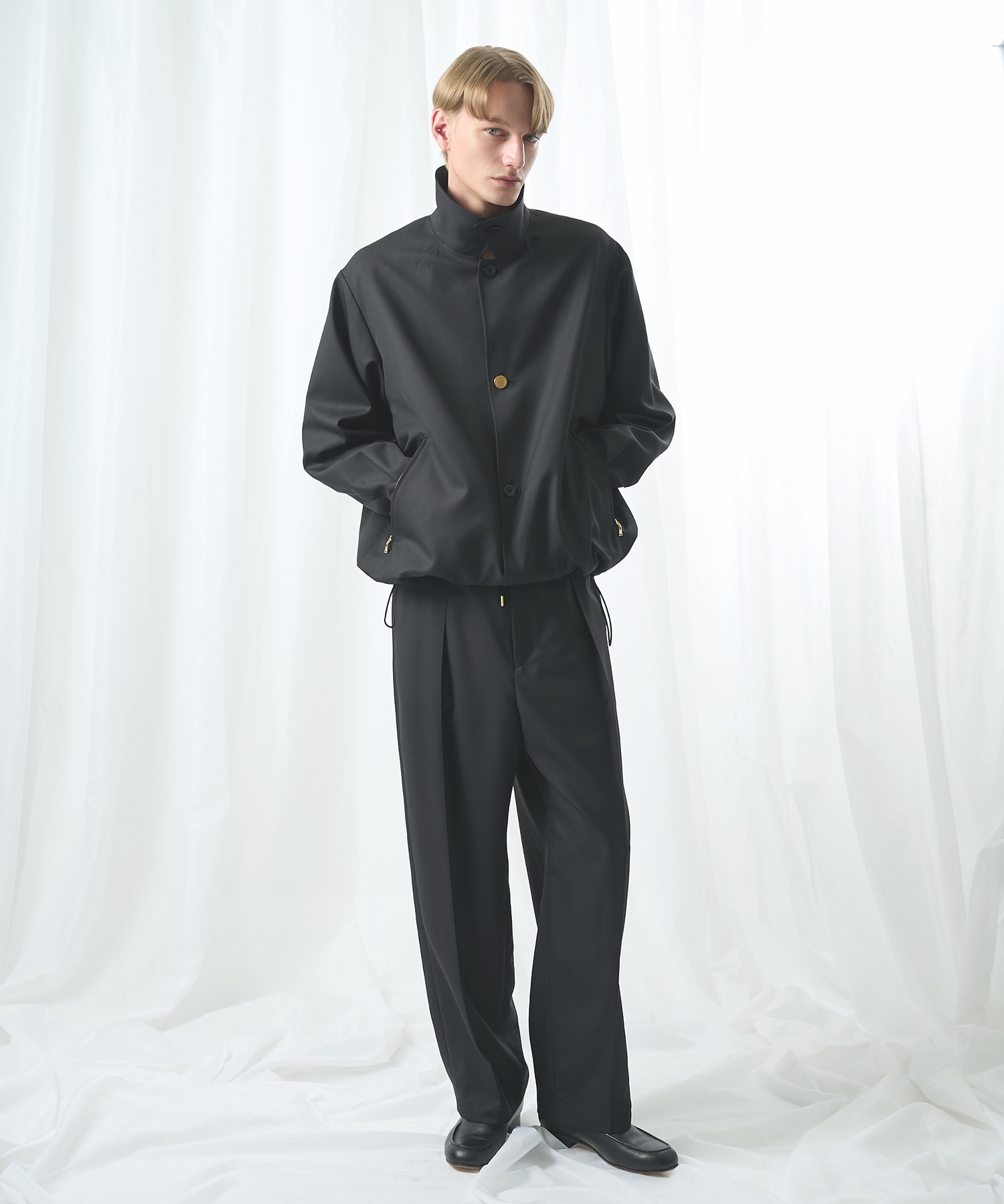 別注 Gabardine Coach Jacket CULLNI