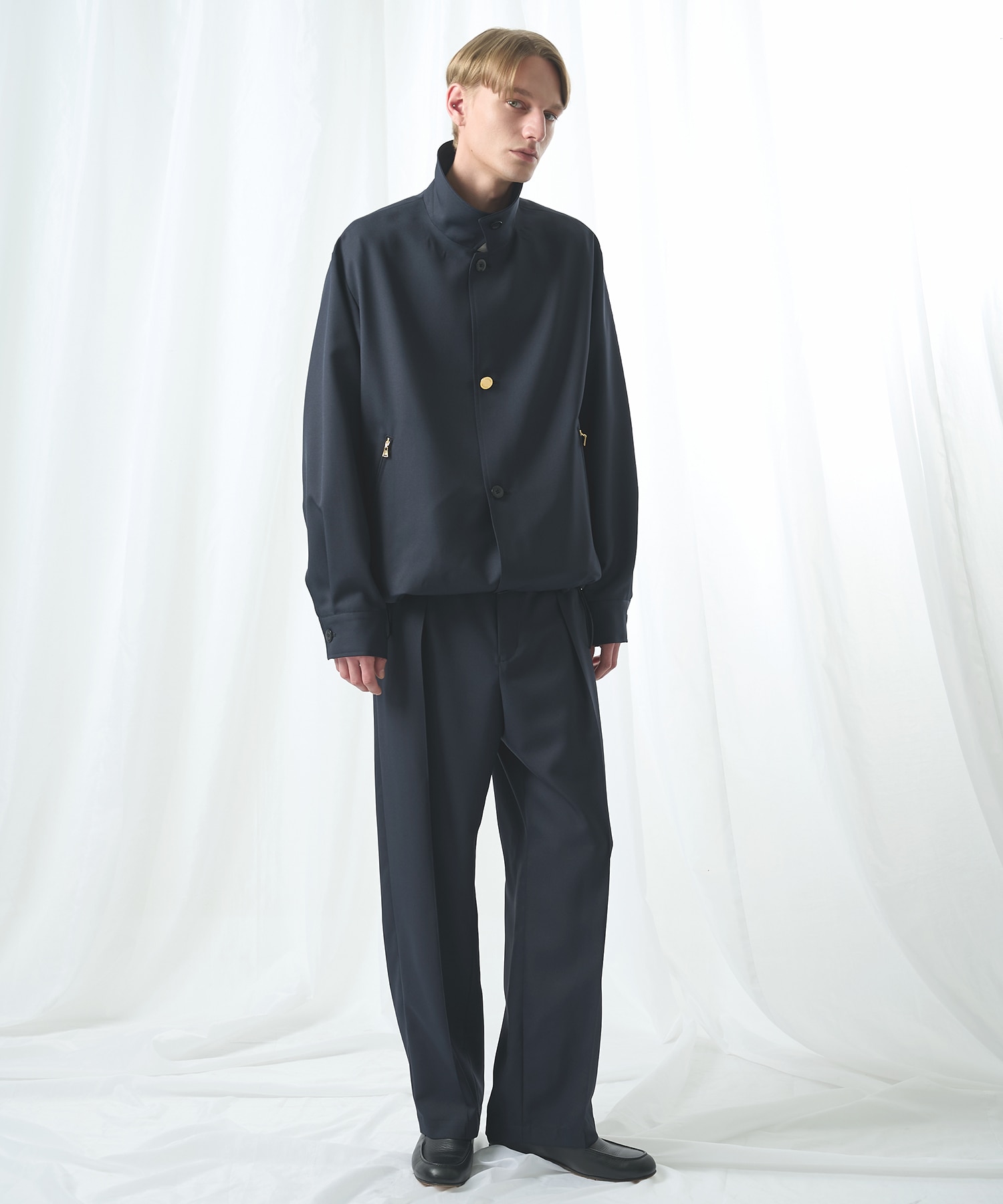 別注 Gabardine Coach Jacket CULLNI
