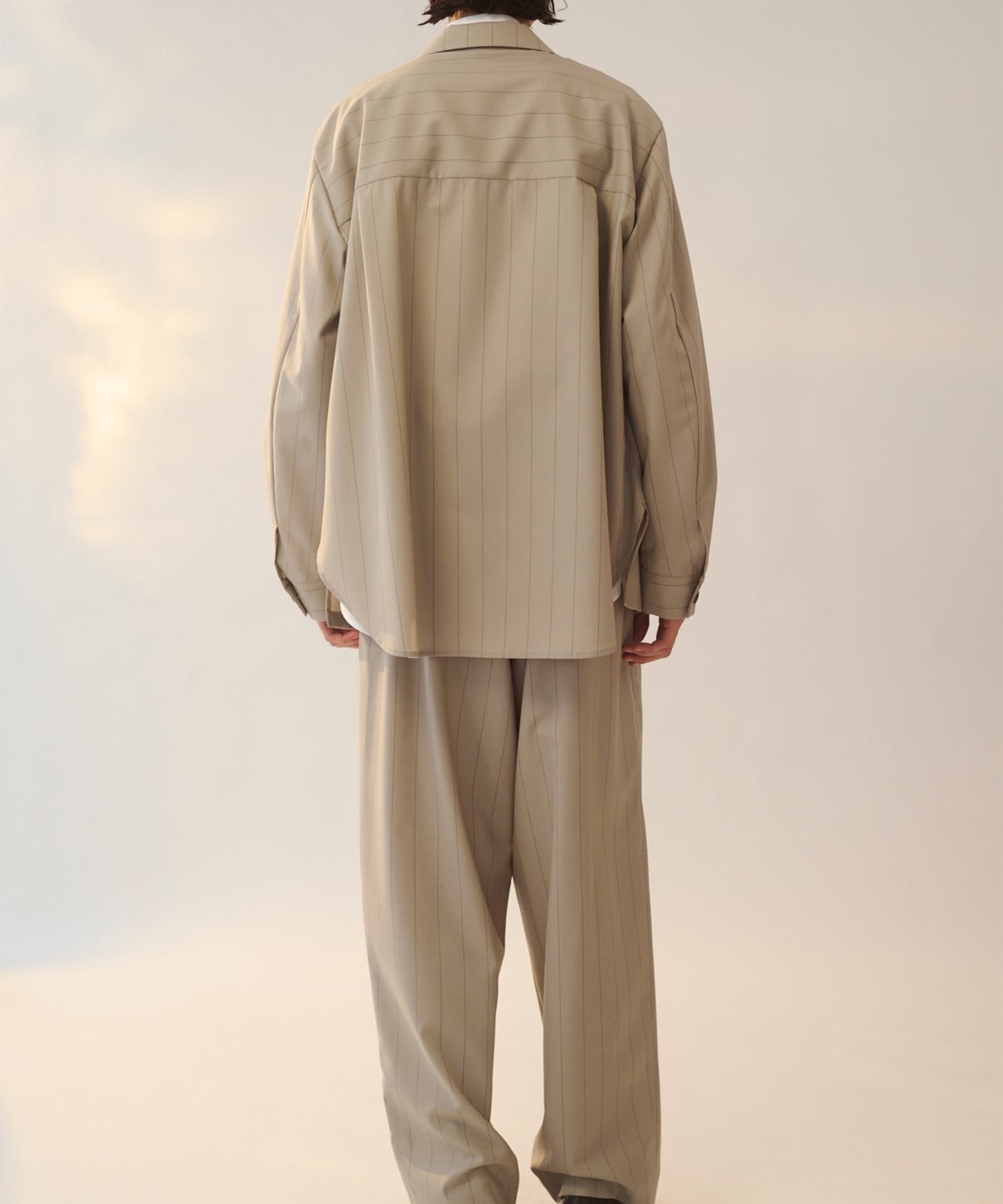 Peaked Lapel Collar Shirt JKT UJOH HOMME