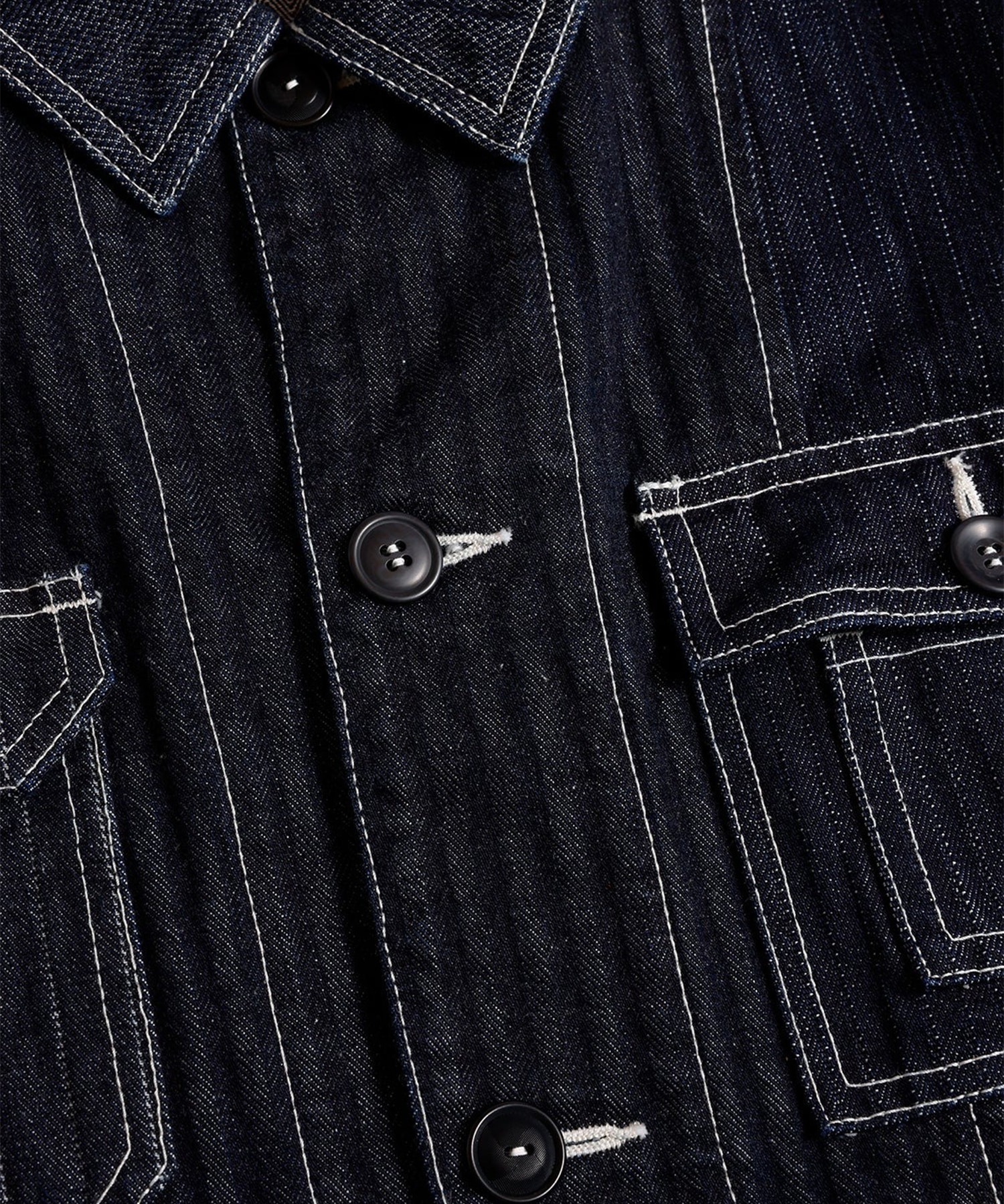 PACHWORK COVERALL JACKET RINSE FDMTL