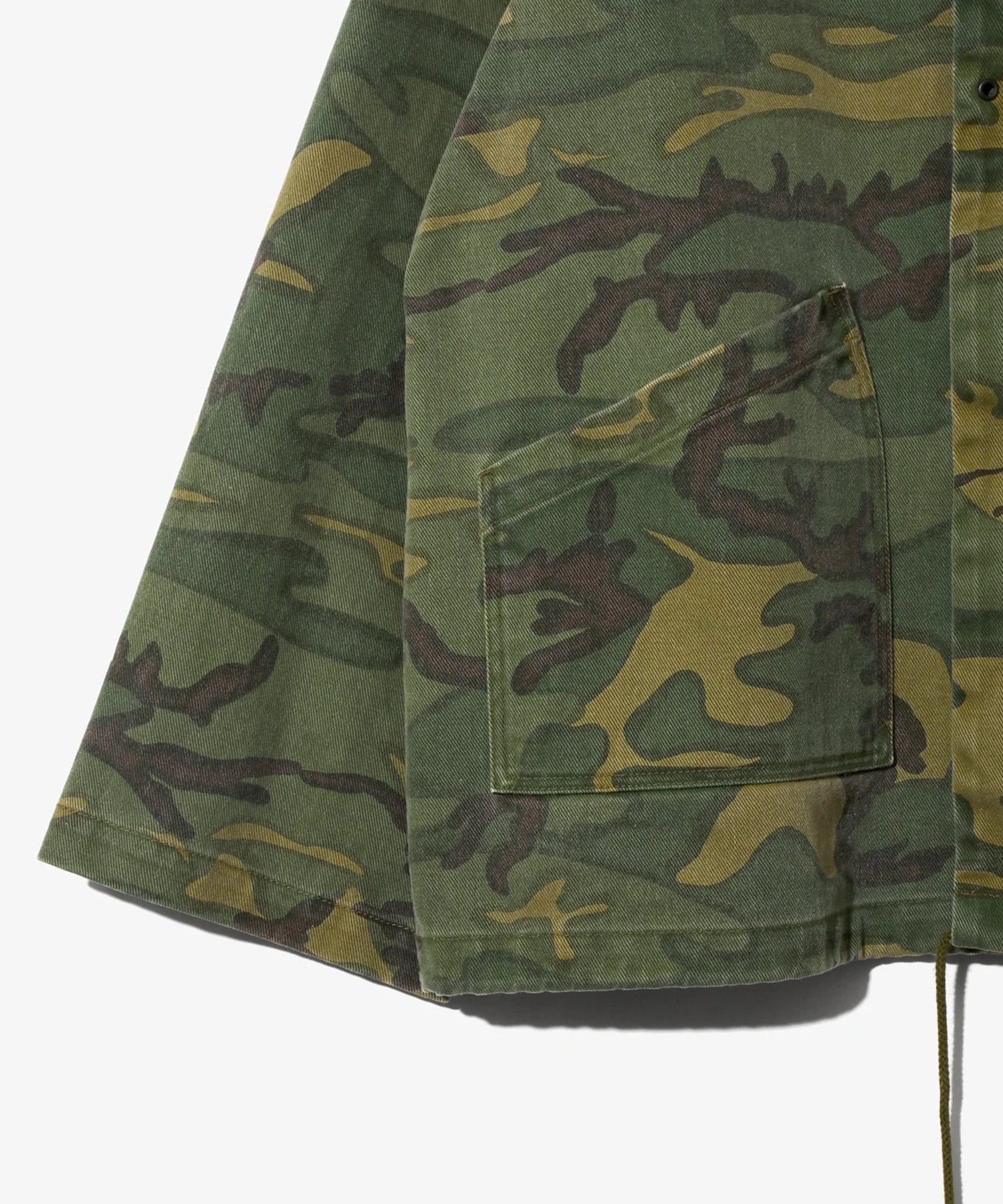 Reversible Hooded Coat - Camo Twill NEEDLES