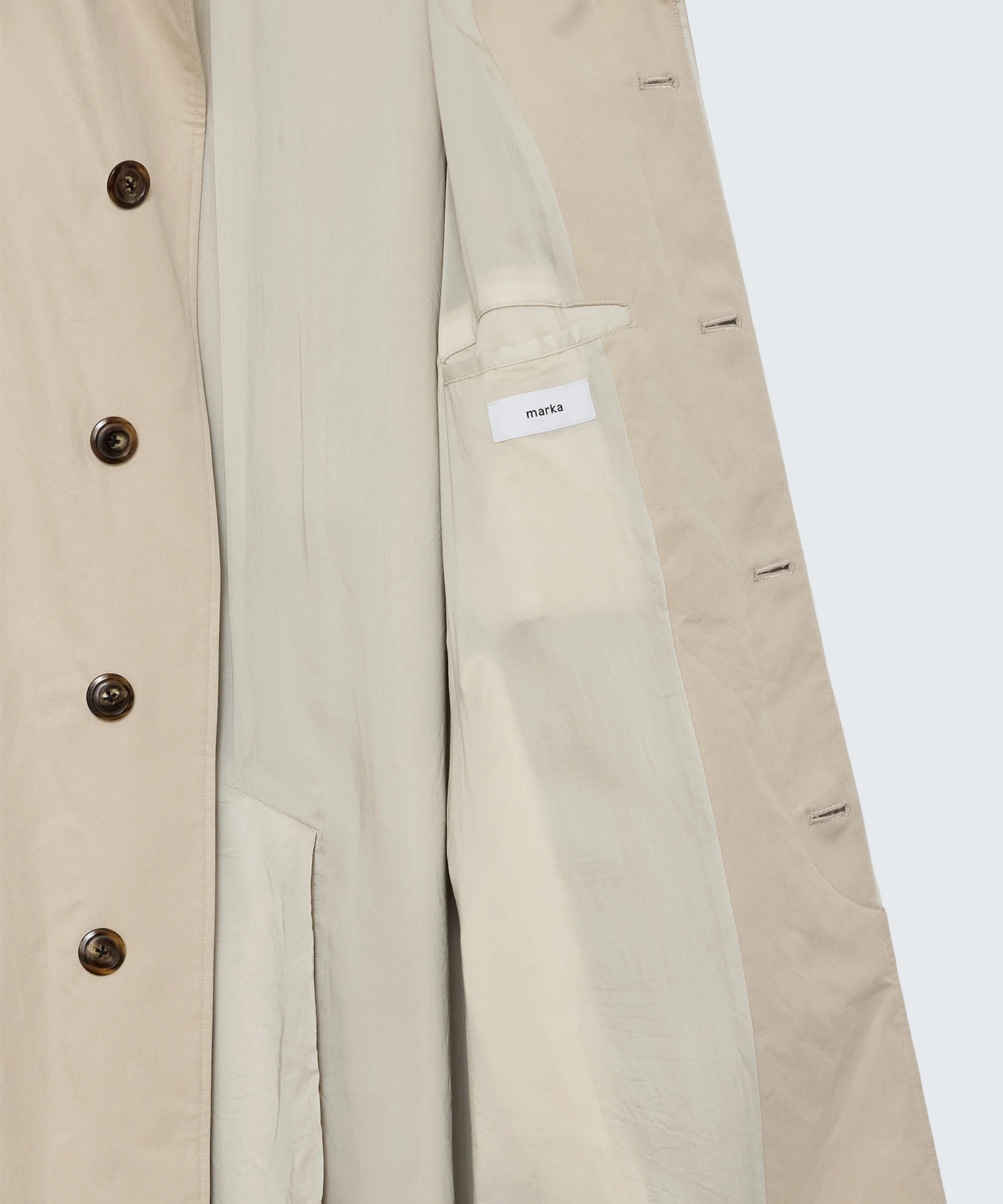 RAGLAN SLEEVE COAT MARKAWARE/marka