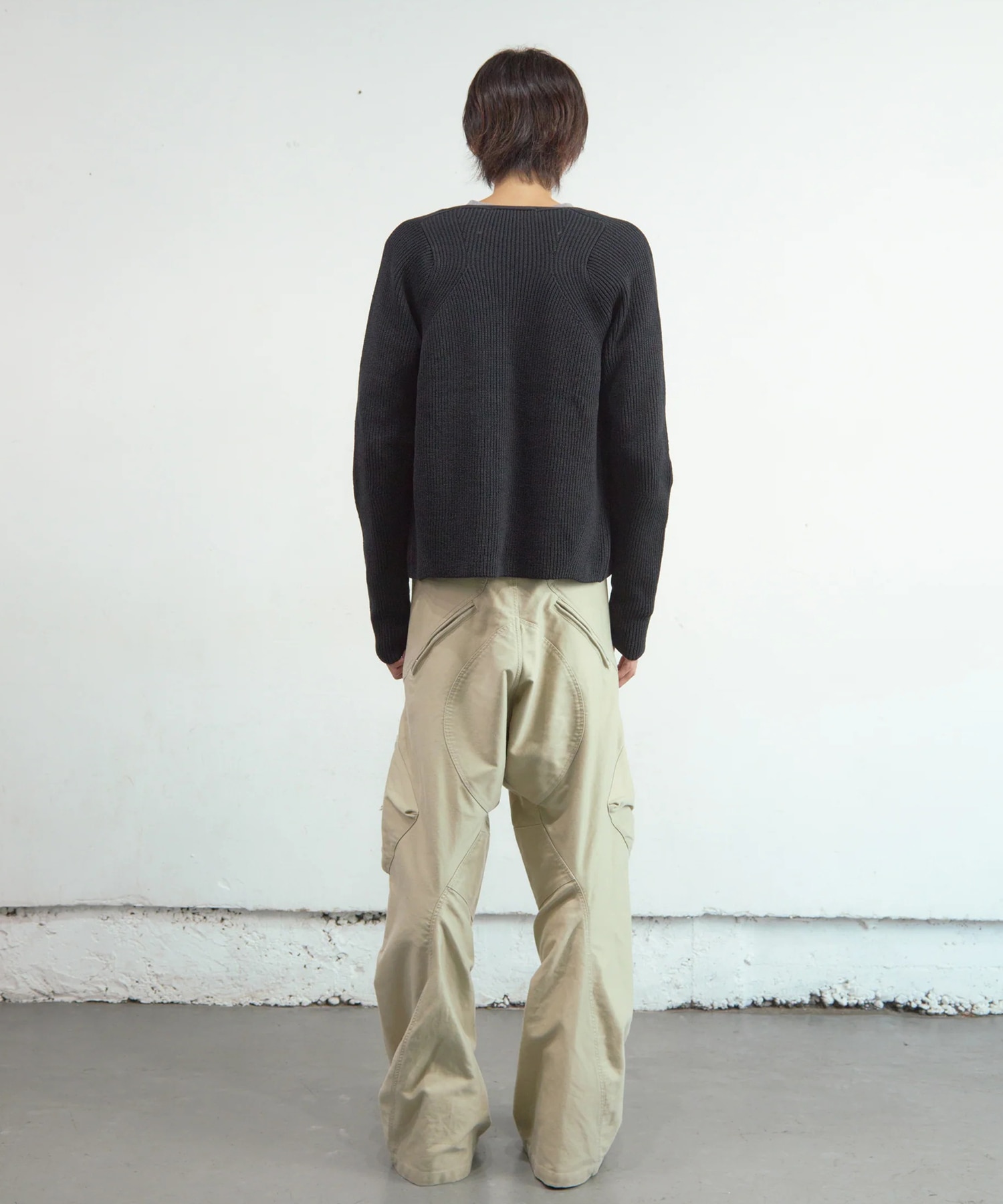 RIBBED CARDIGAN NVRFRGT