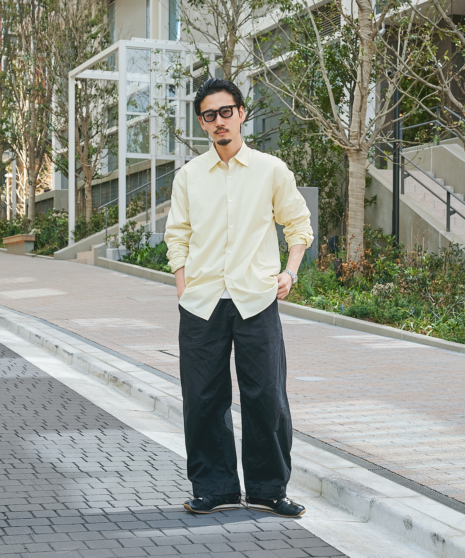 46G Stripe Modest Shirt KANEMASA PHIL.