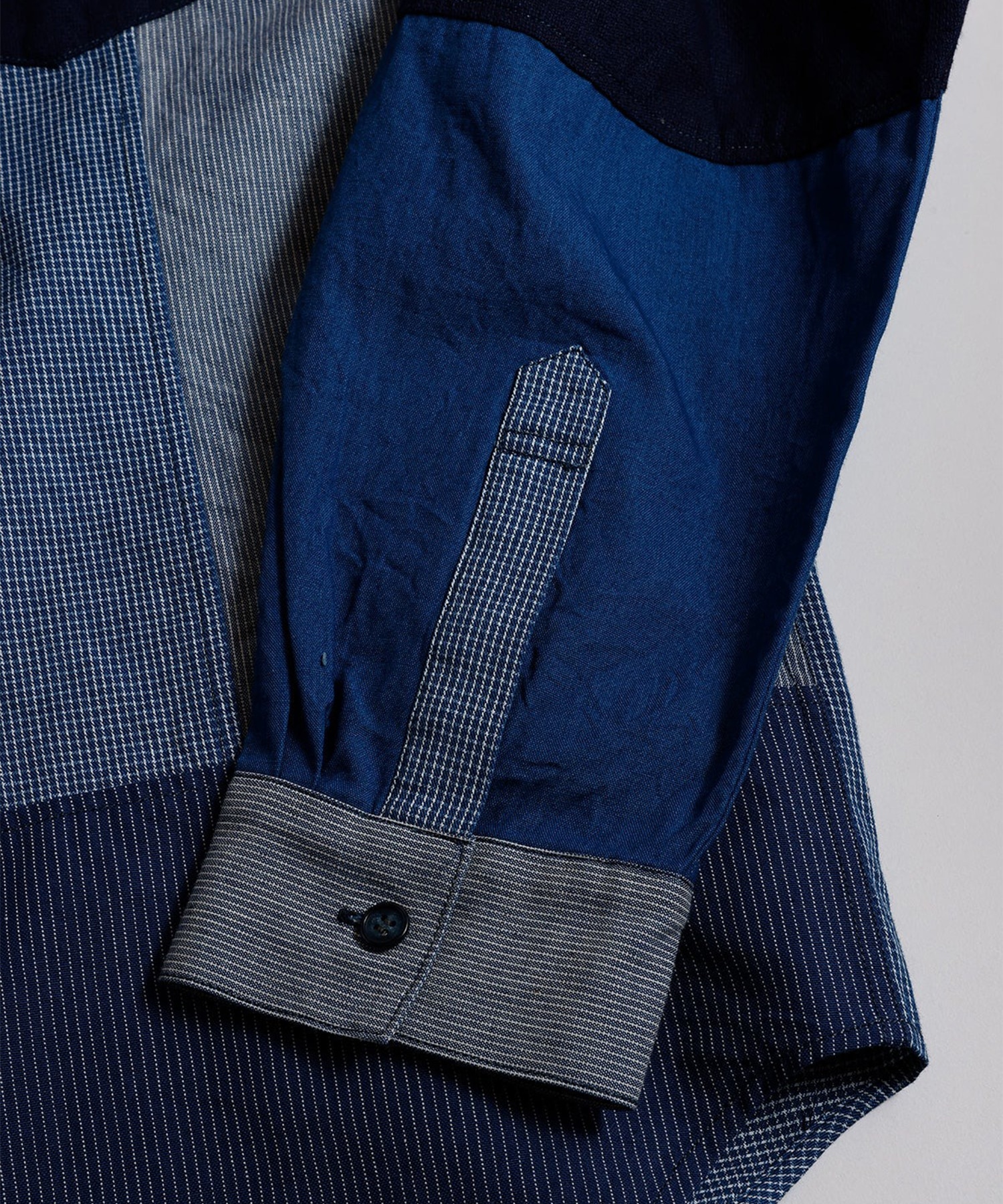 PATCHWORK SHIRT RINSE FDMTL